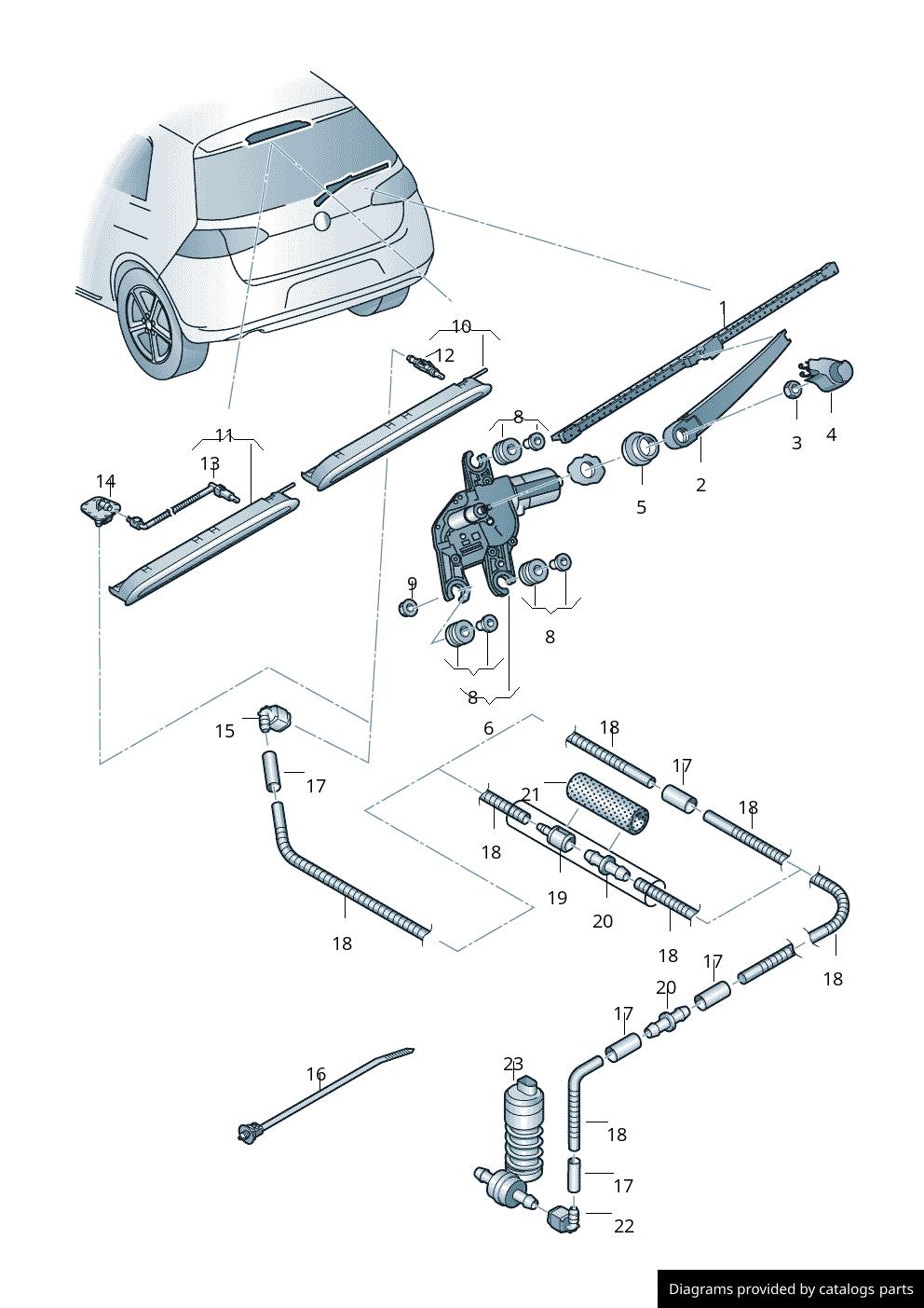 Car part diagram