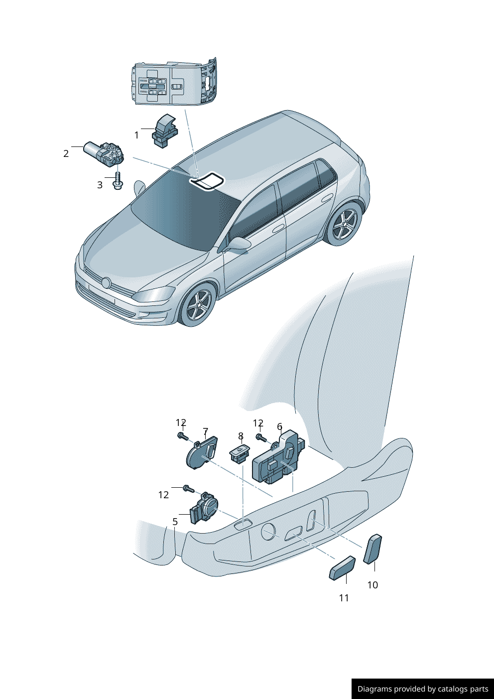 Car part diagram