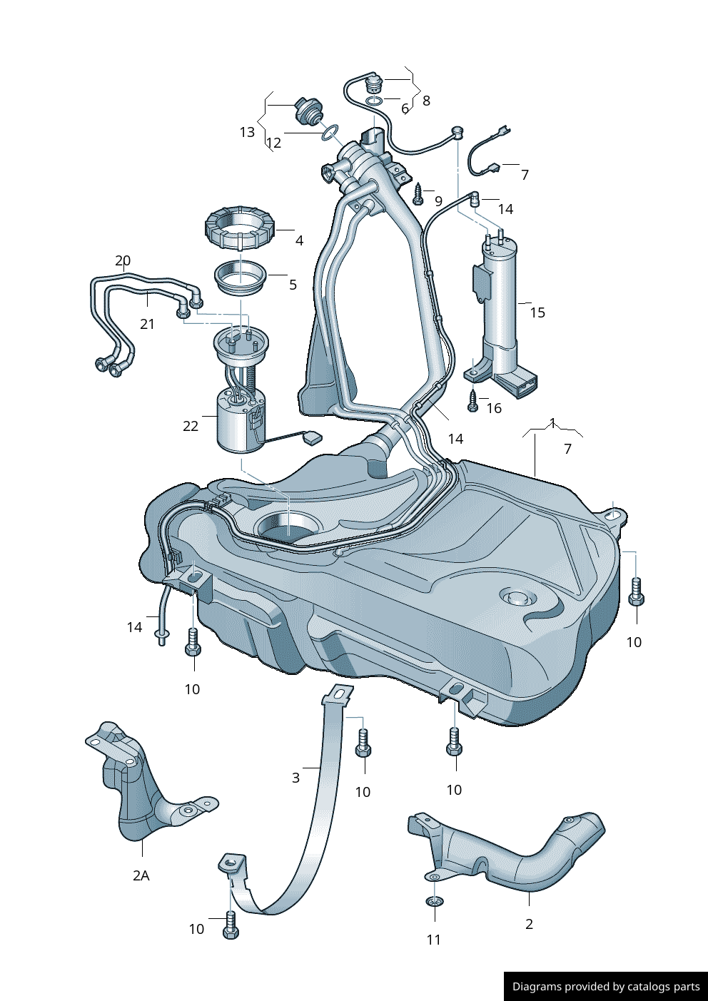 Car part diagram