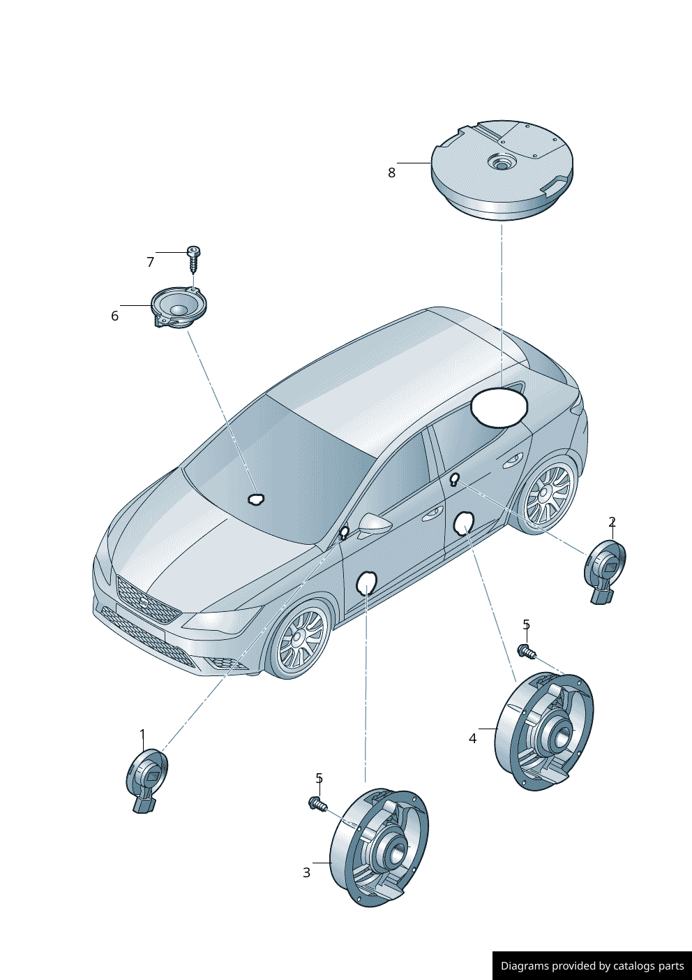 Car part diagram