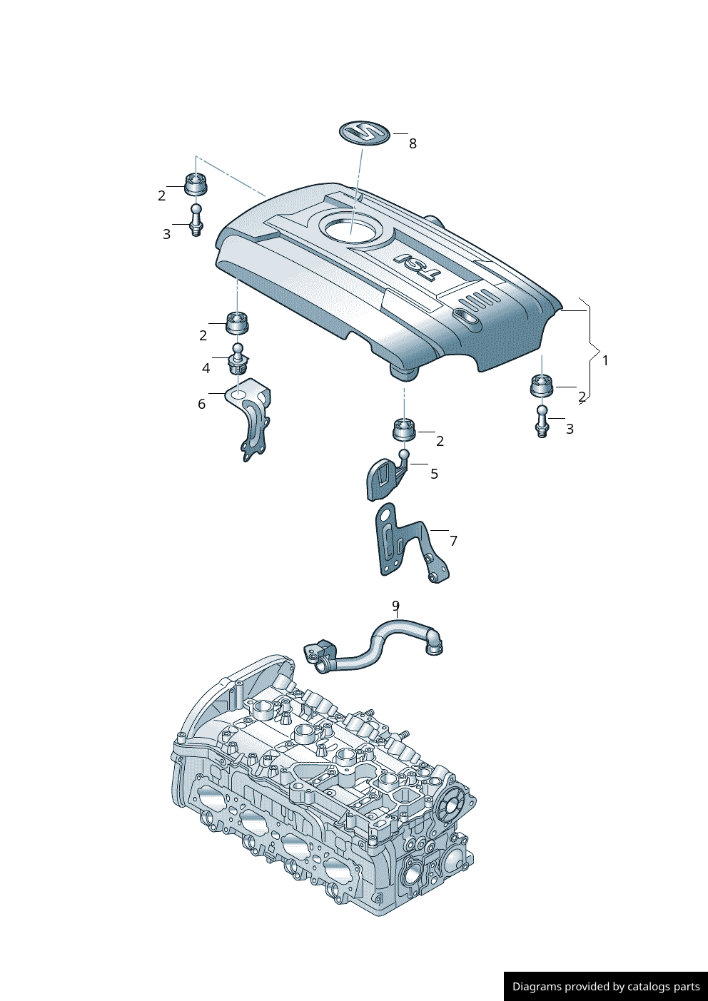 Car part diagram