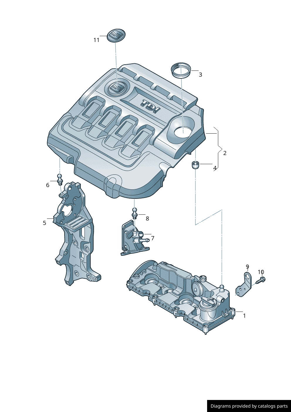 Car part diagram
