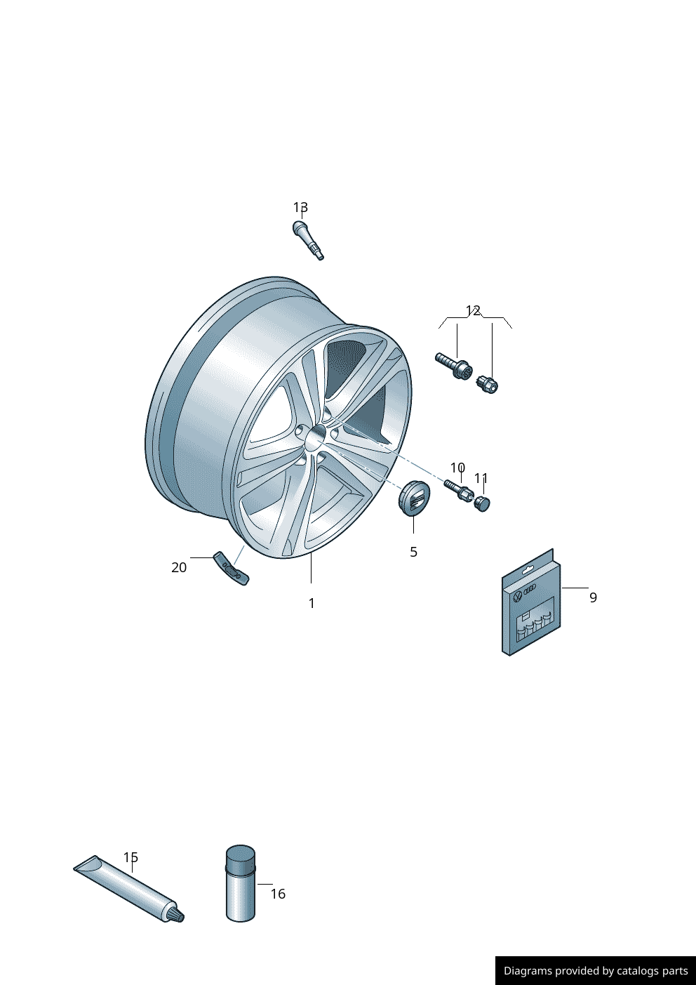 Car part diagram