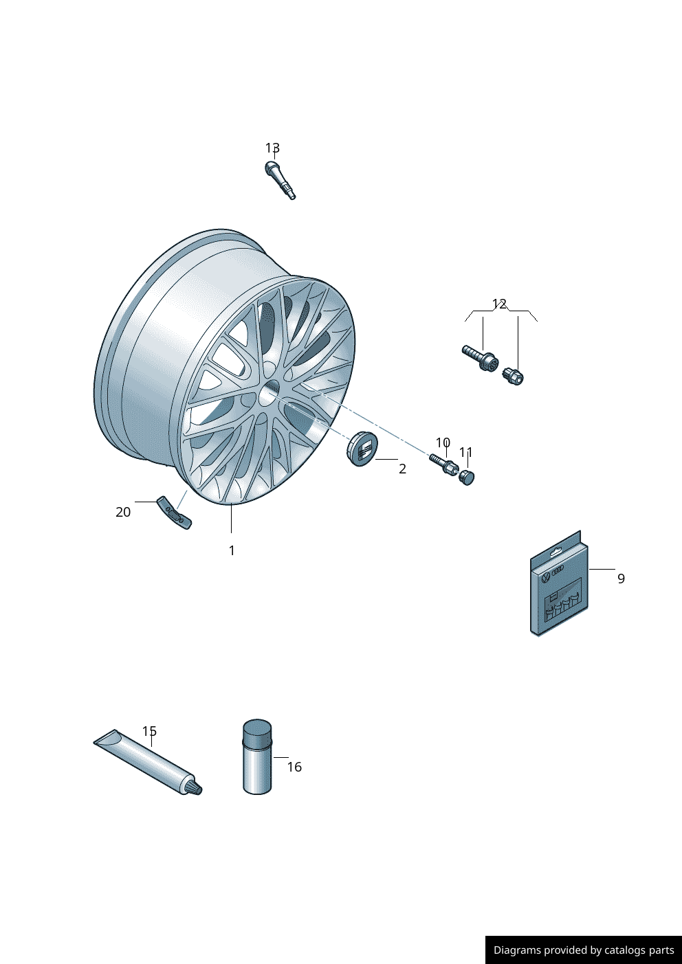 Car part diagram
