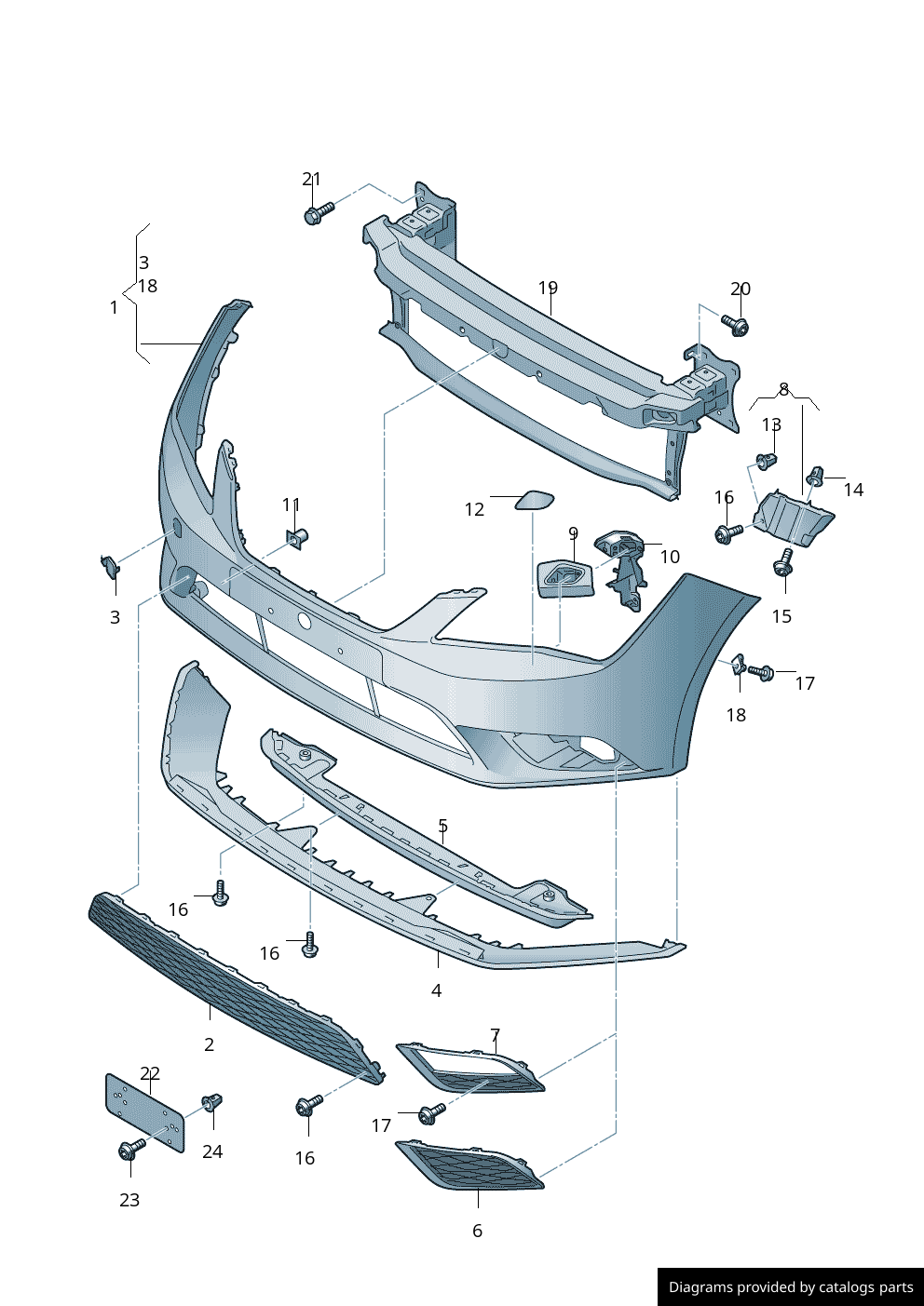 Car part diagram