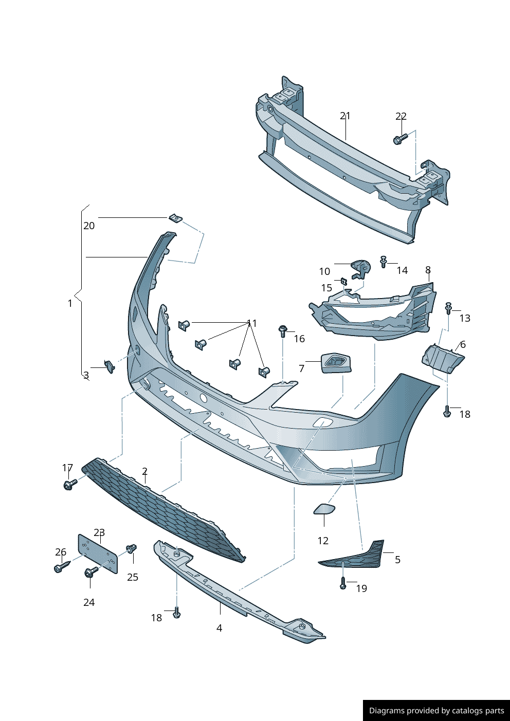 Car part diagram