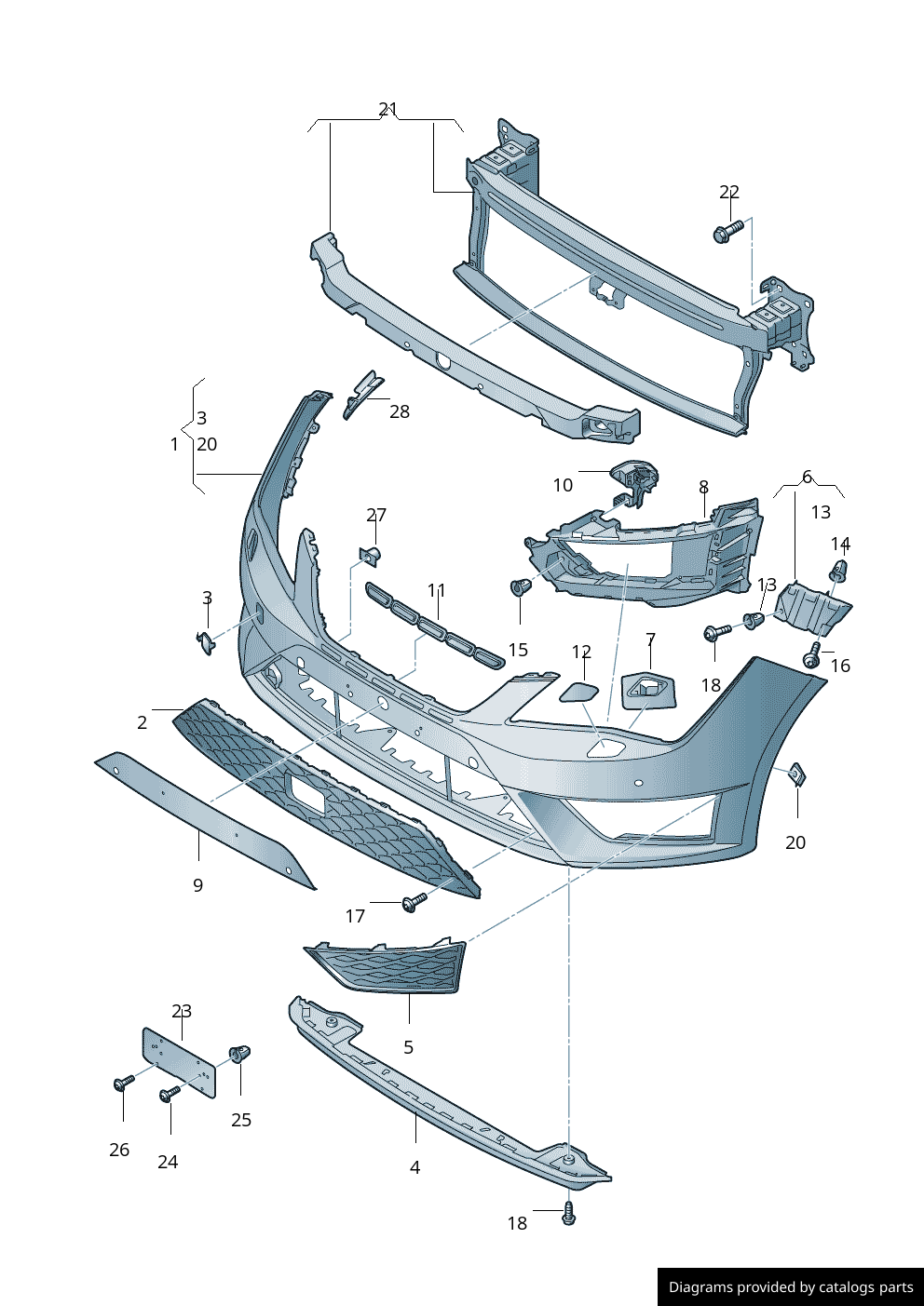 Car part diagram