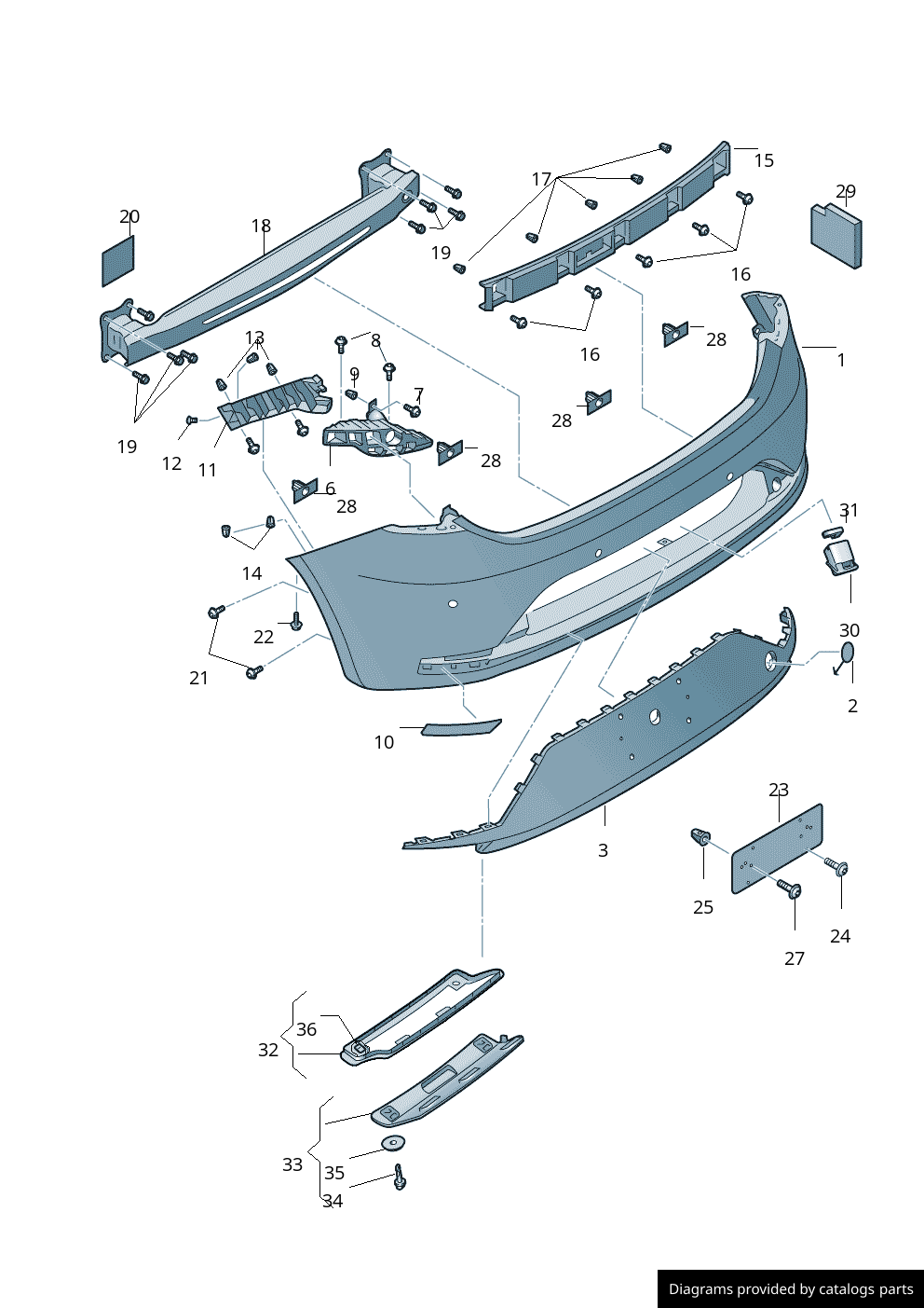Car part diagram