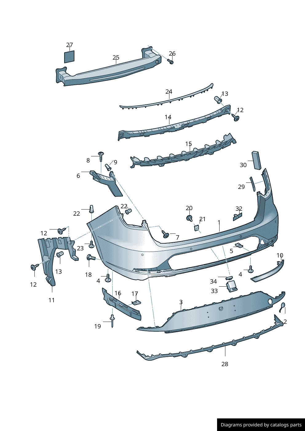Car part diagram