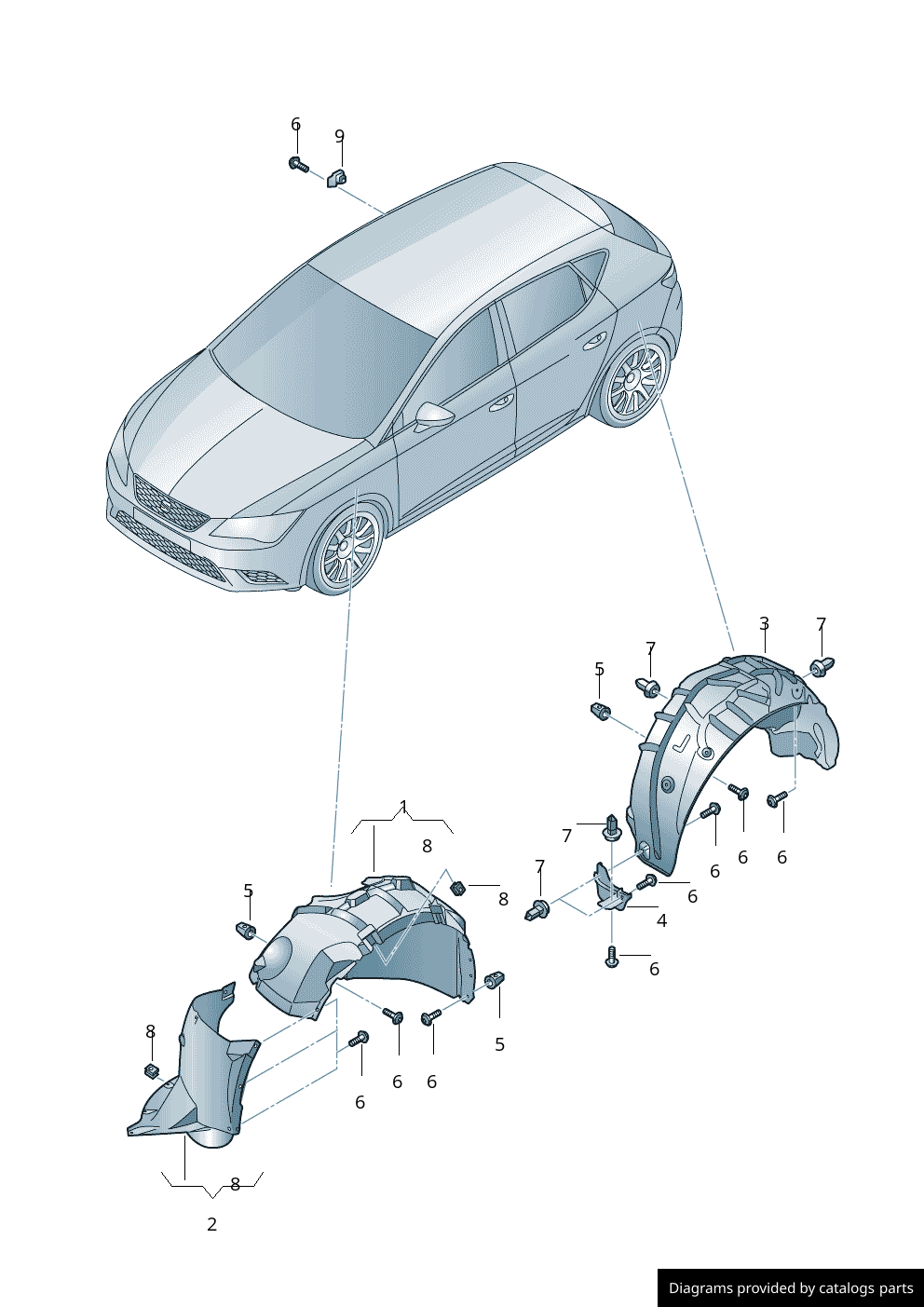 Car part diagram