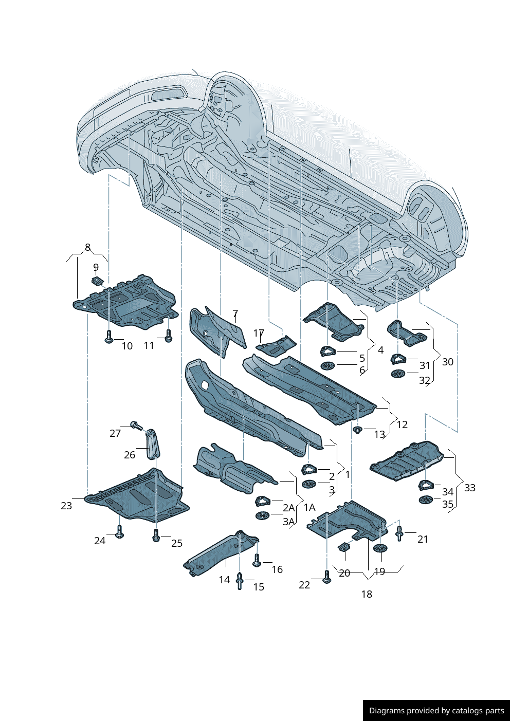 Car part diagram