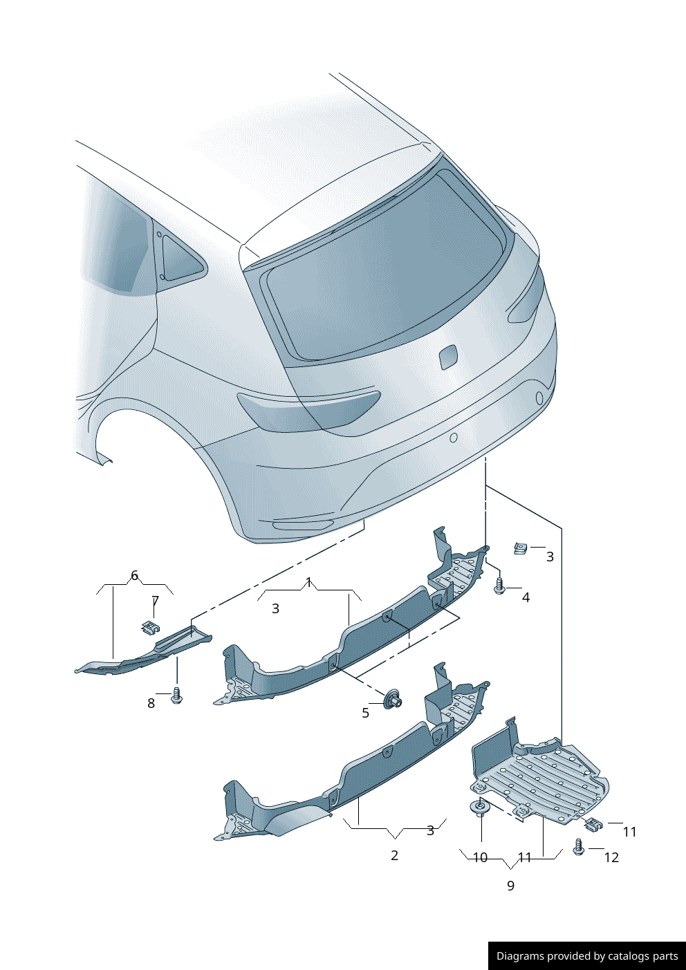 Car part diagram