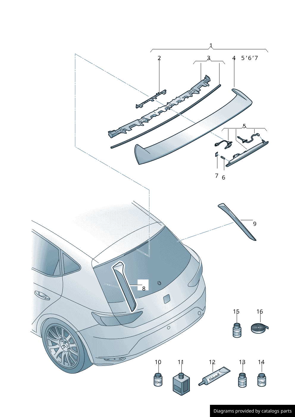 Car part diagram