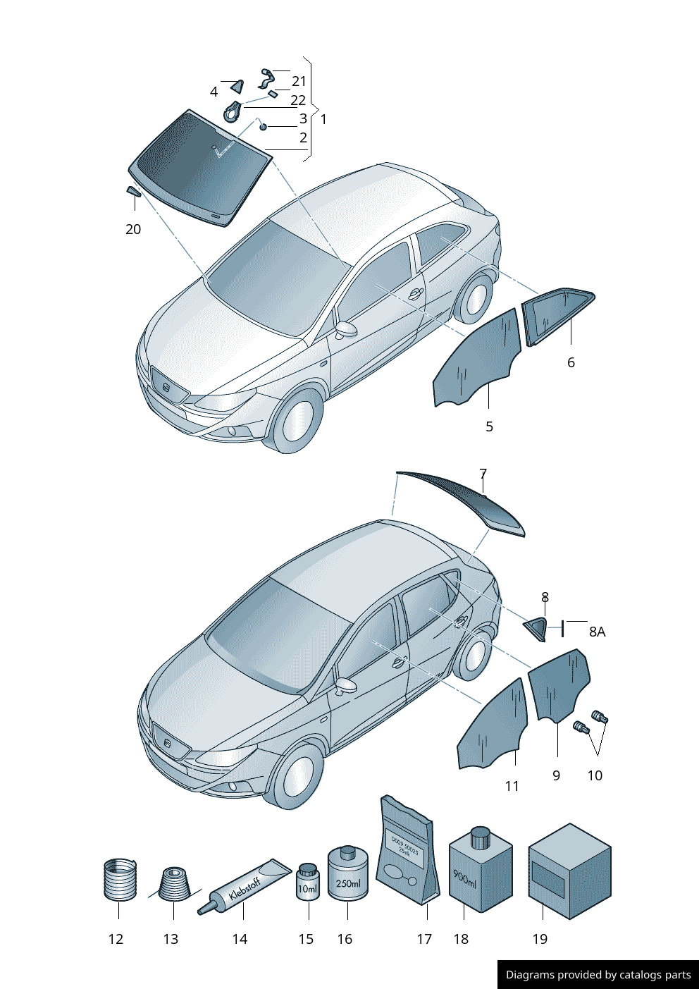 Car part diagram