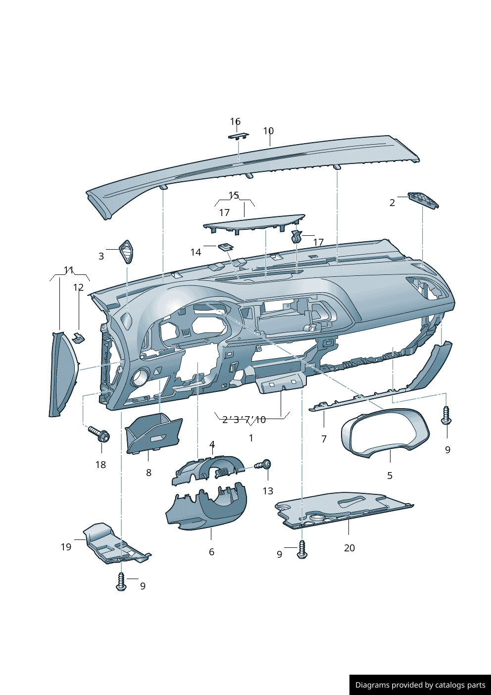 Car part diagram