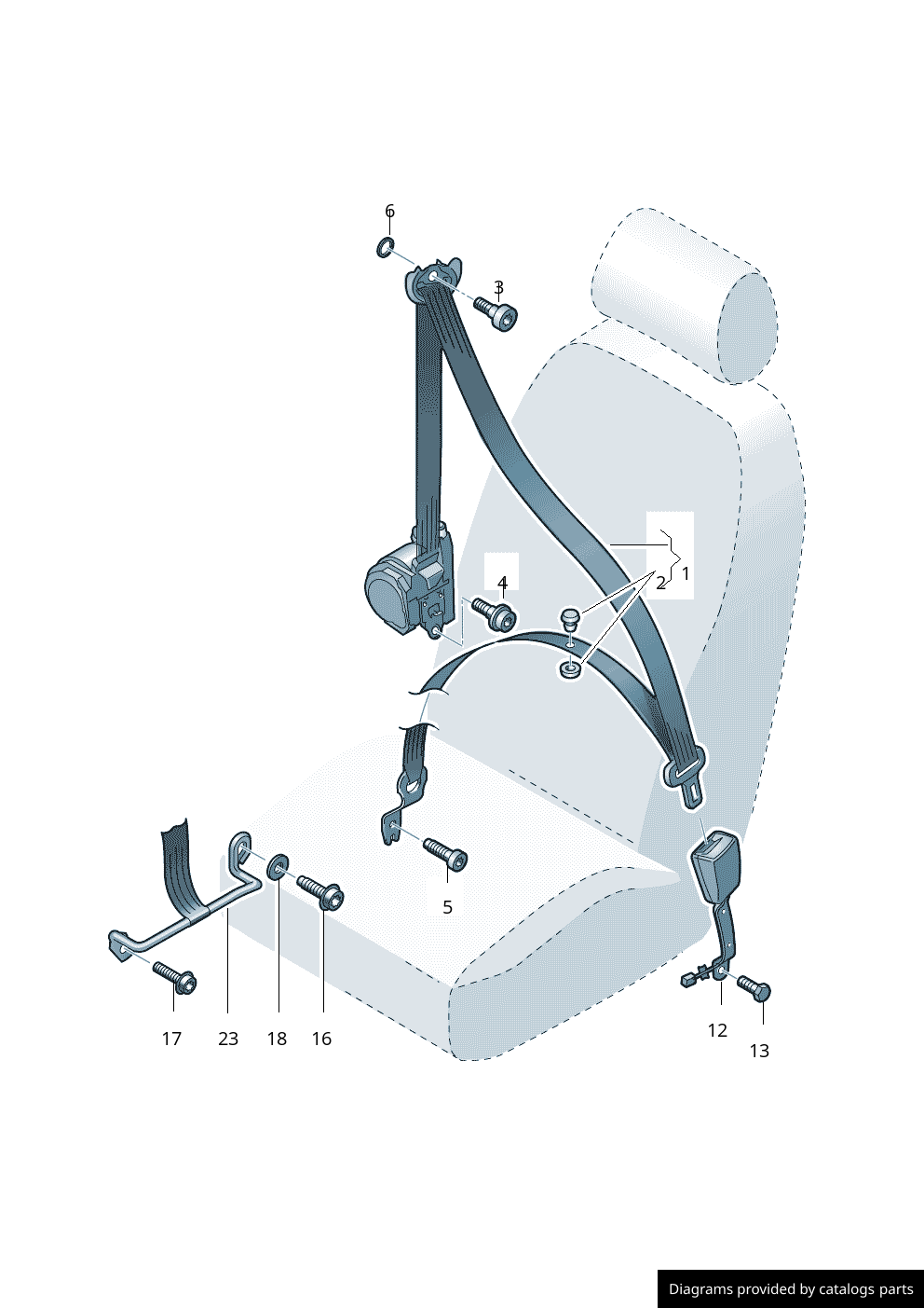 Car part diagram