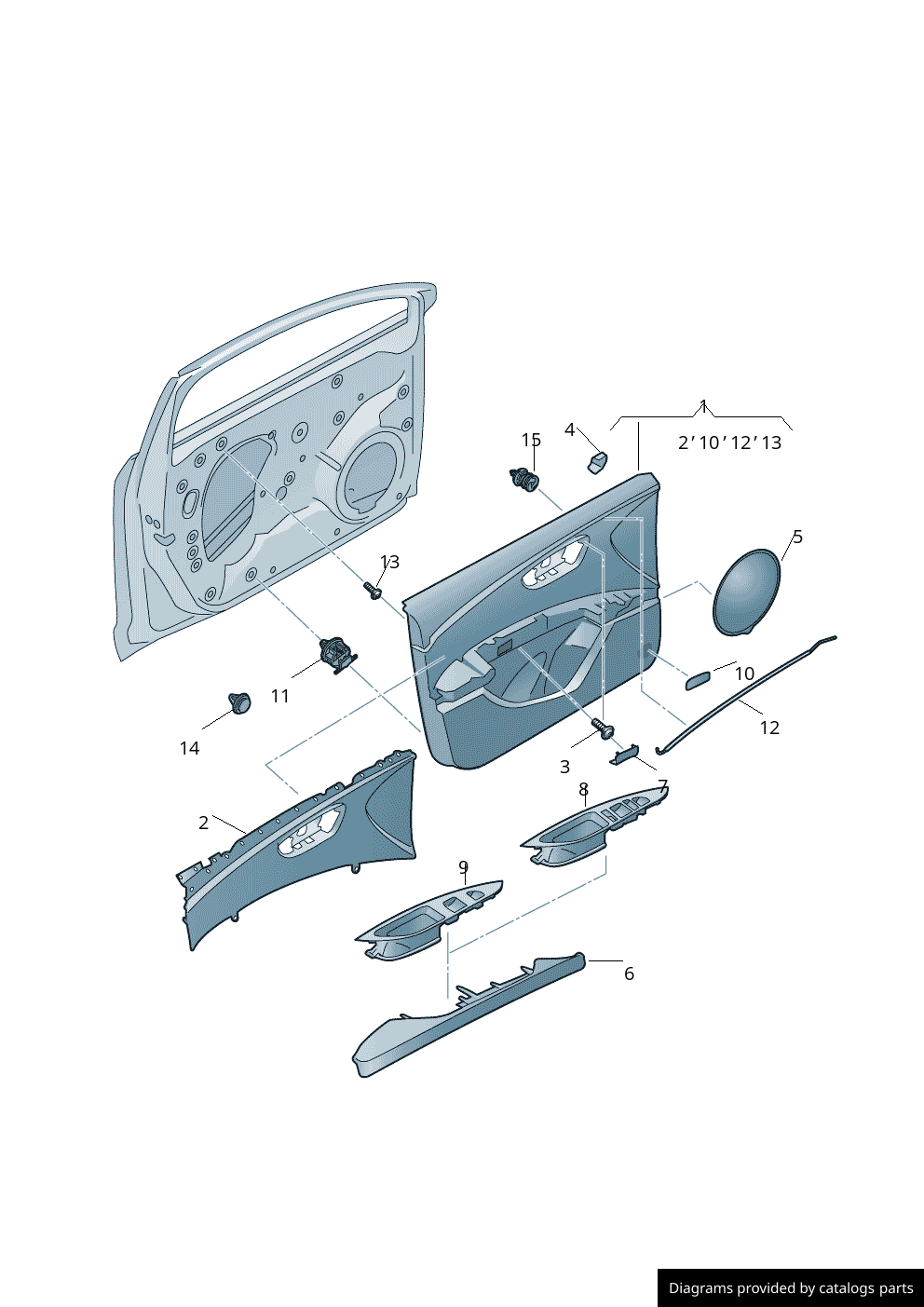 Car part diagram