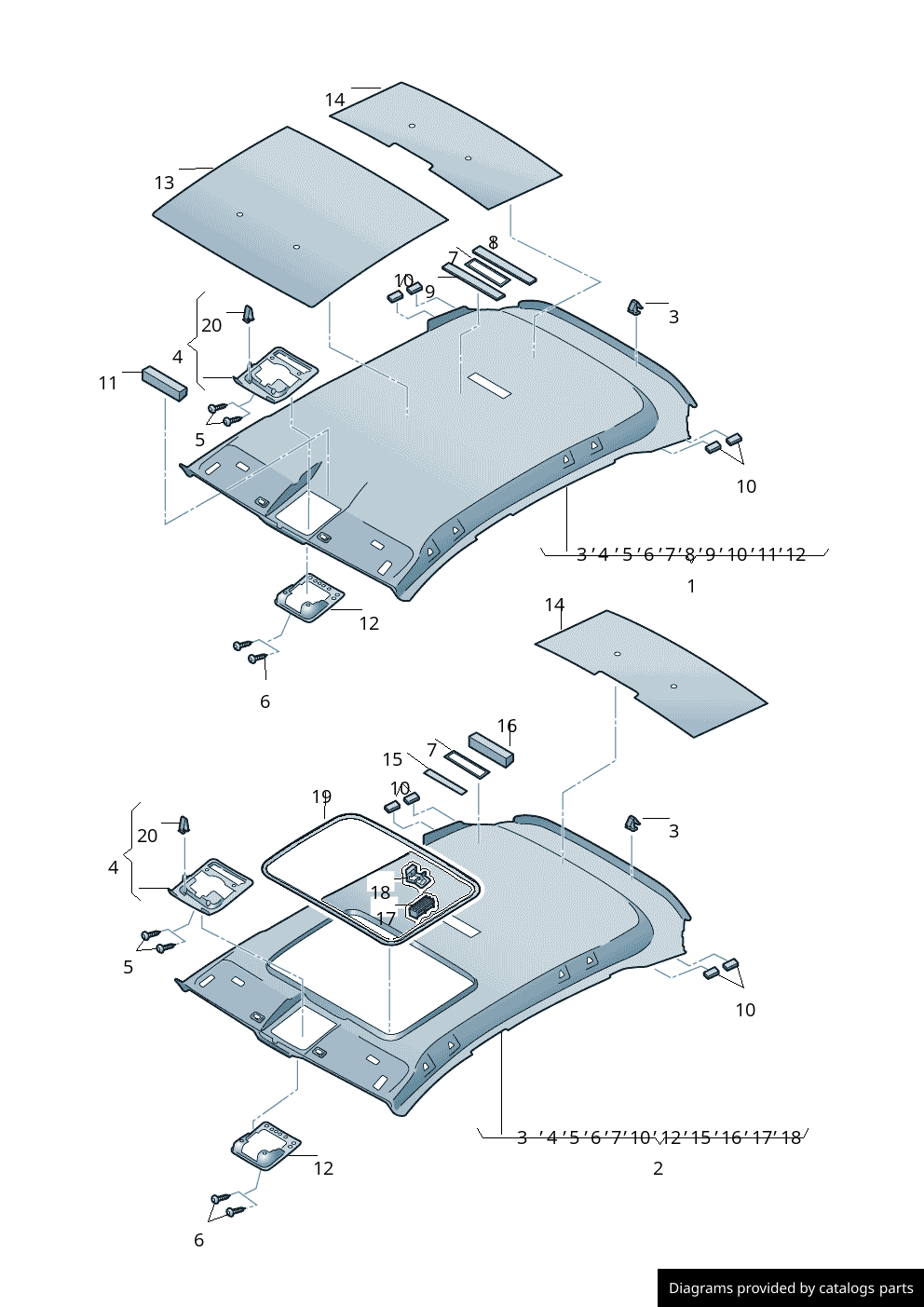 Car part diagram