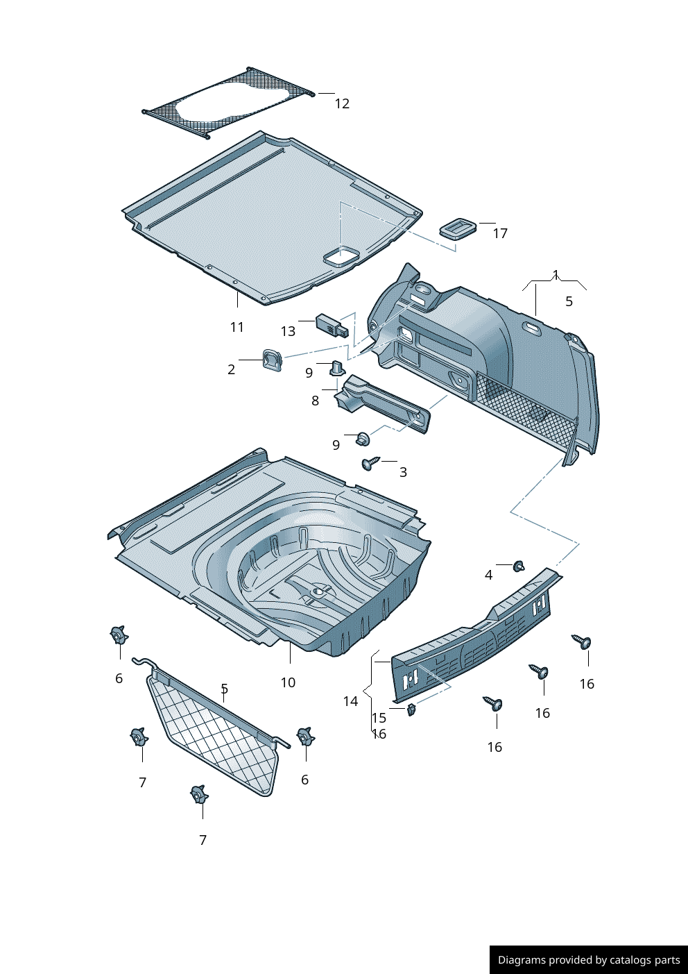 Car part diagram
