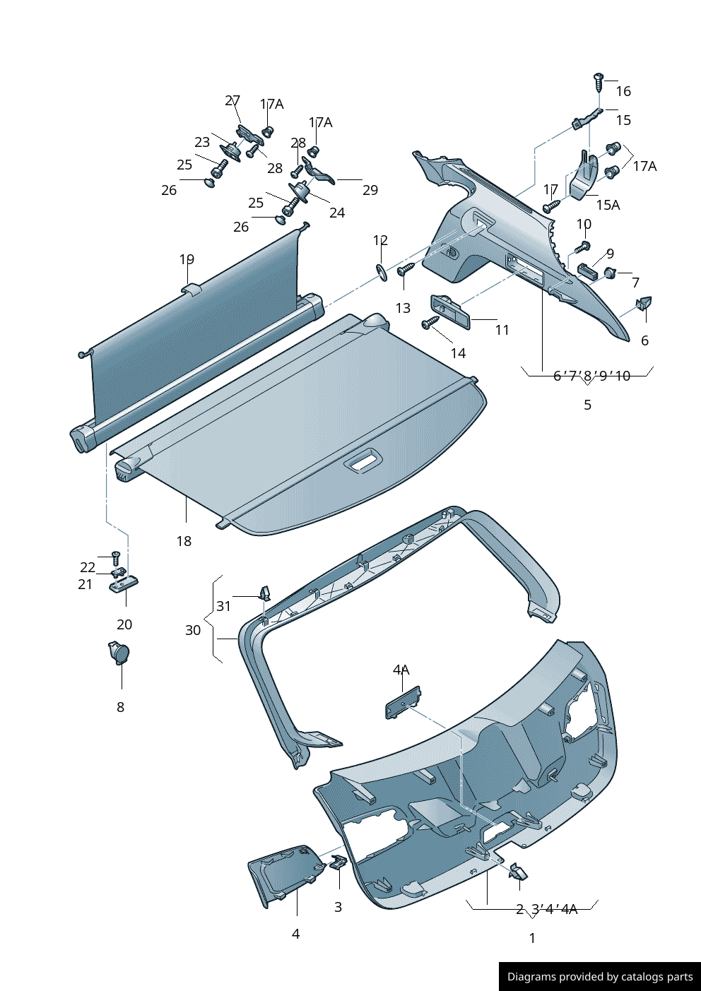 Car part diagram