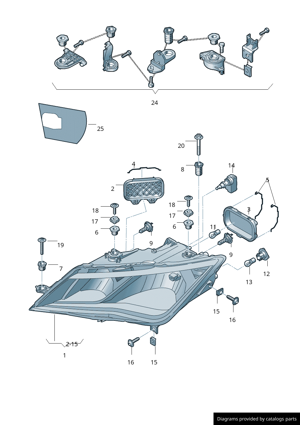 Car part diagram