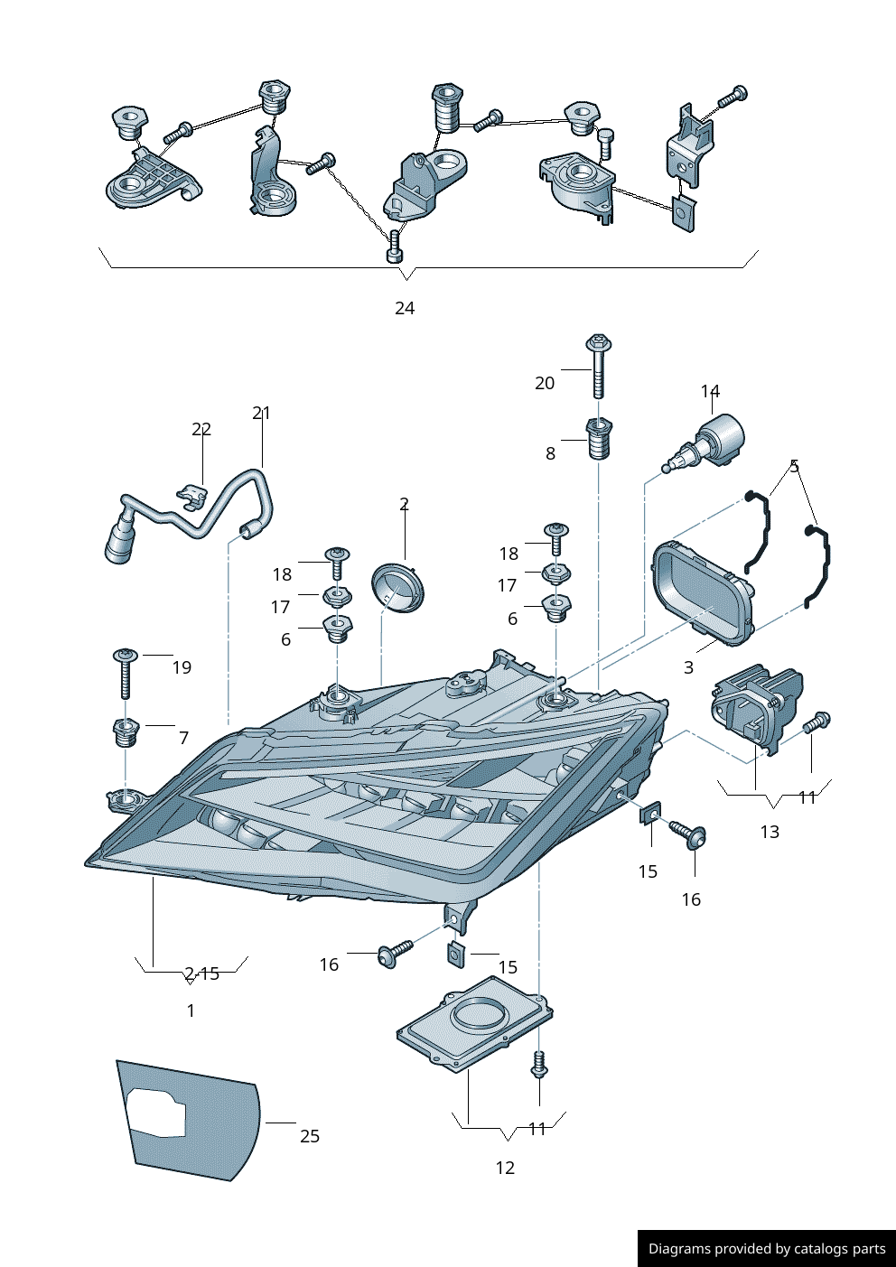 Car part diagram