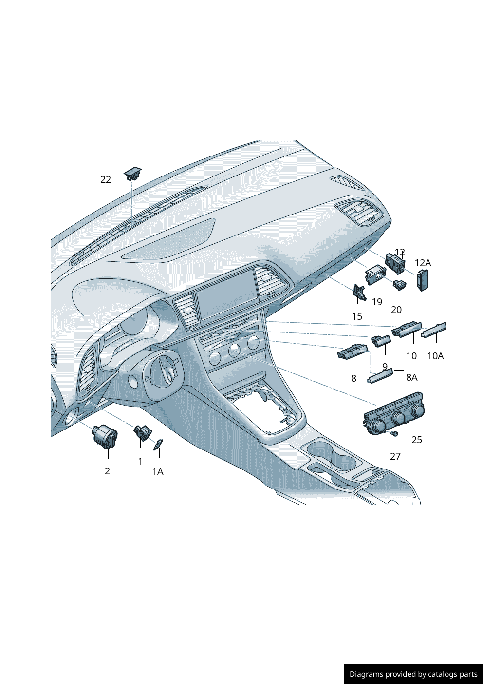 Car part diagram