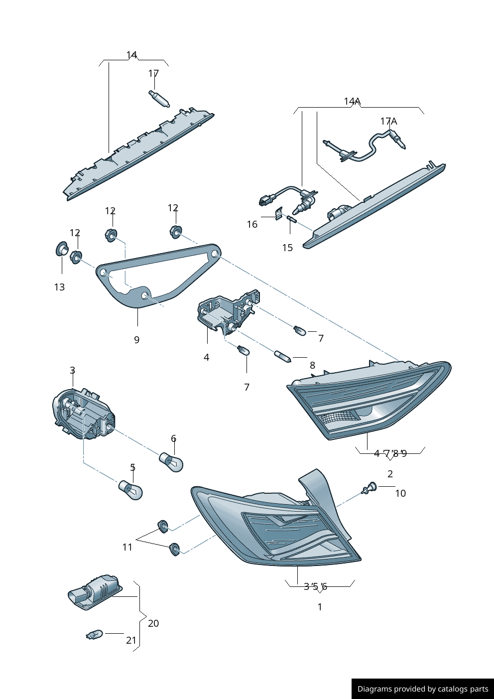 Car part diagram