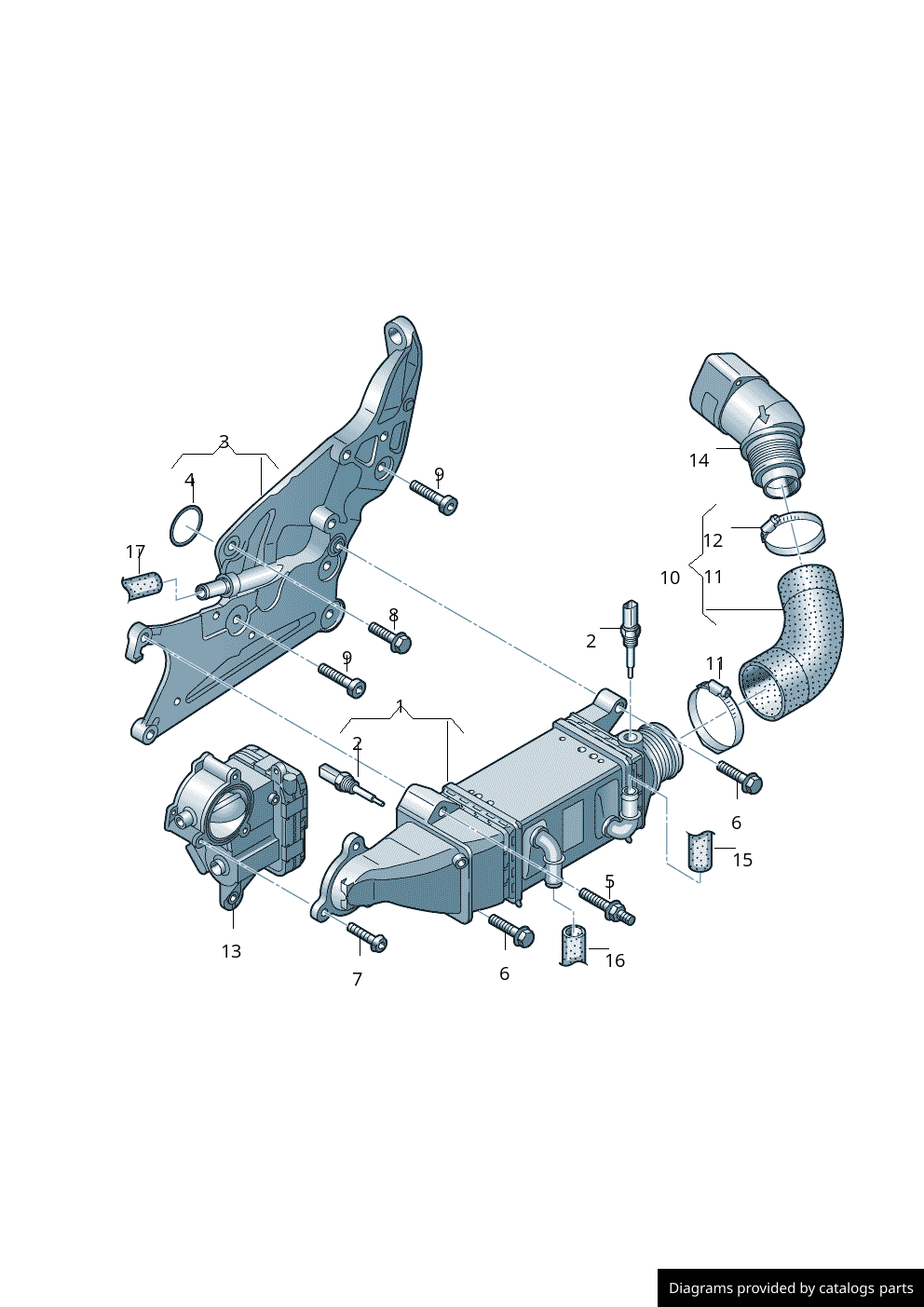 Car part diagram