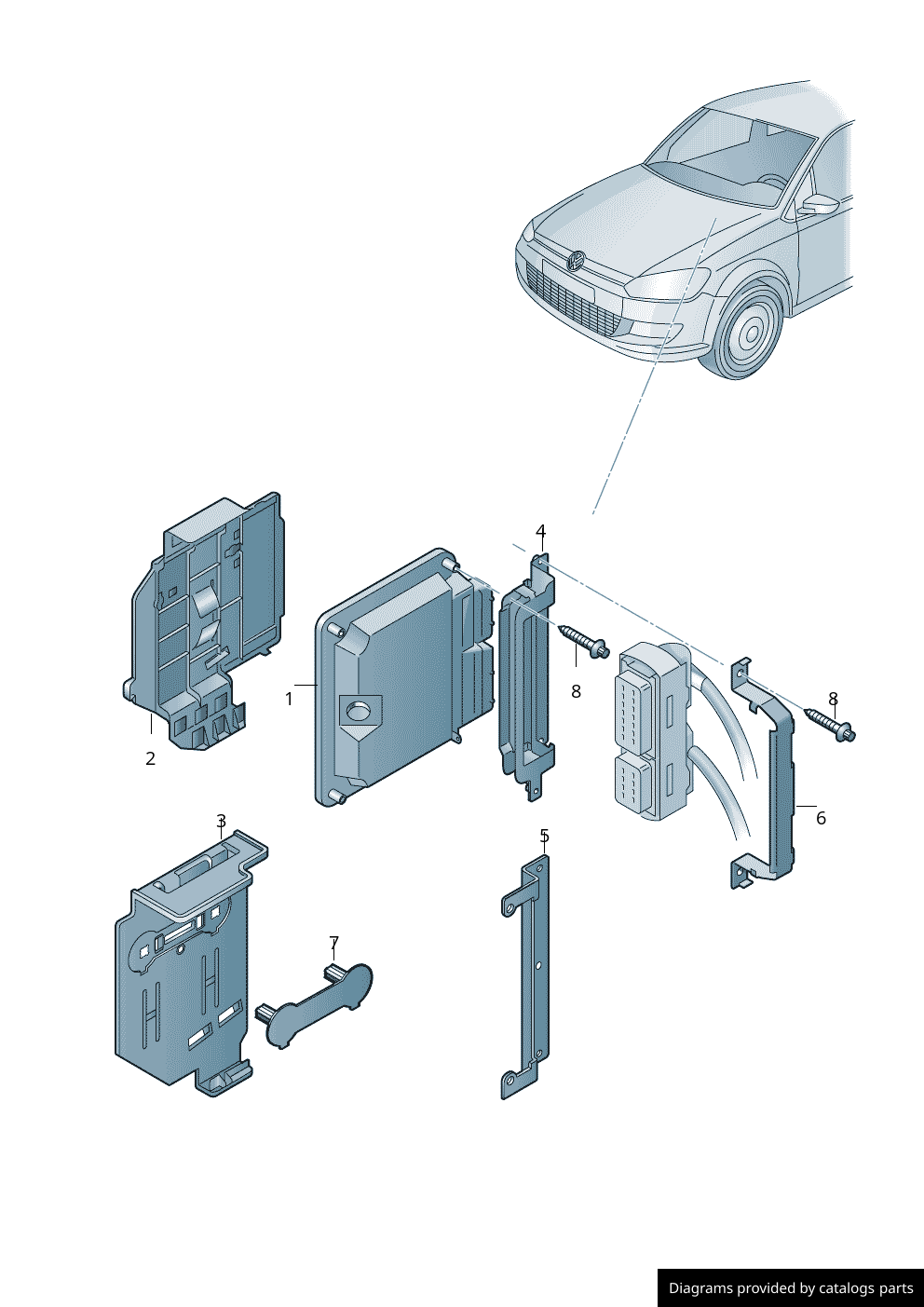 Car part diagram