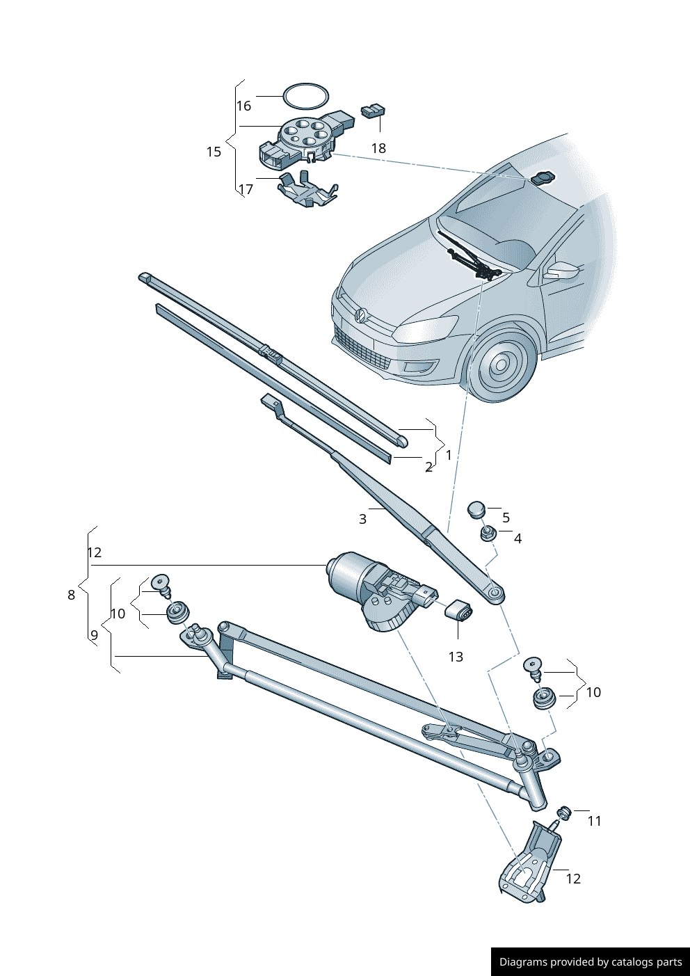 Car part diagram