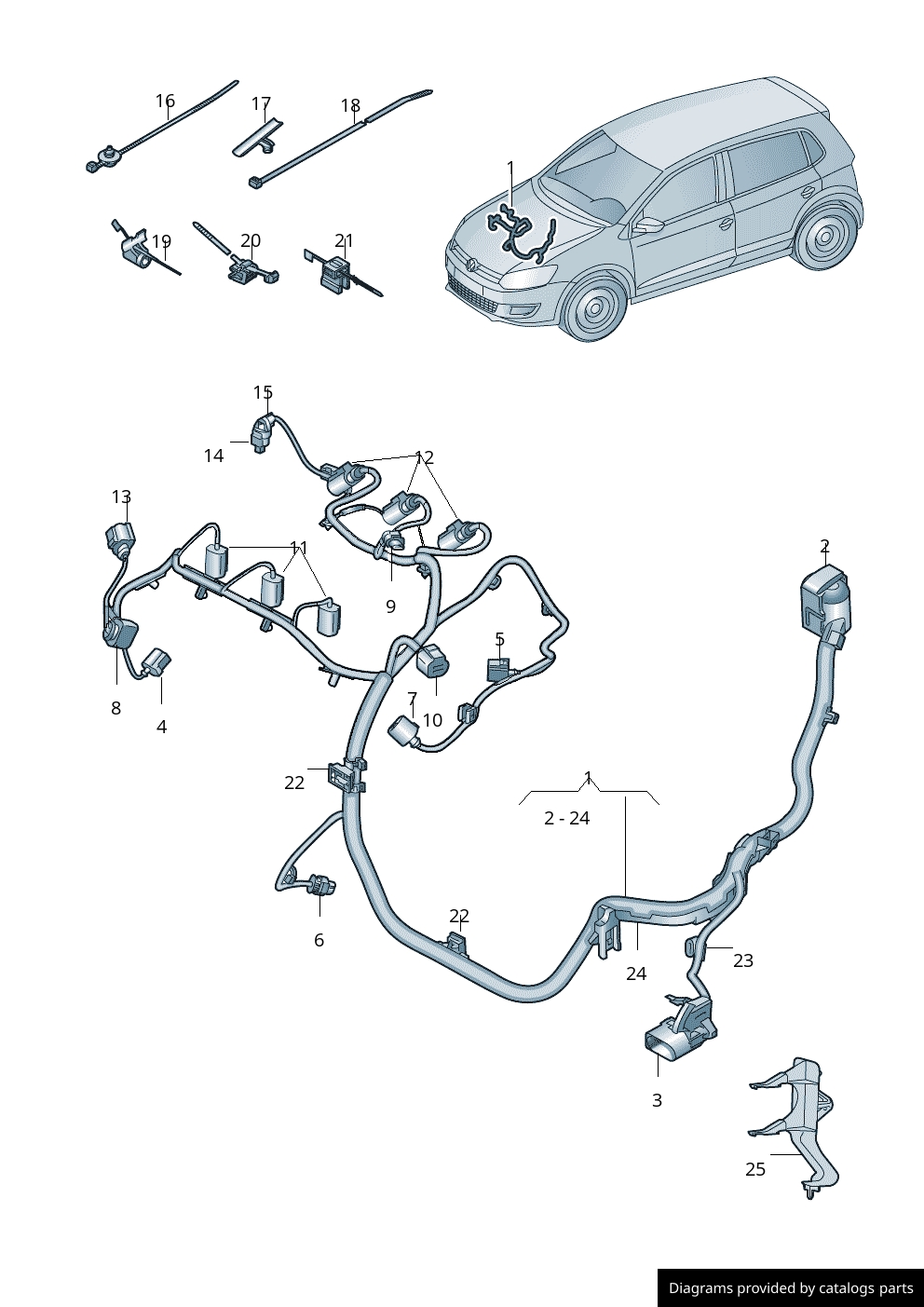 Car part diagram
