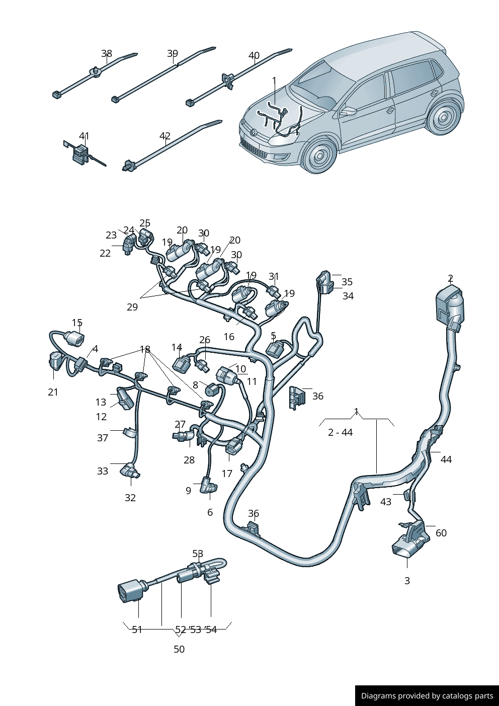 Car part diagram