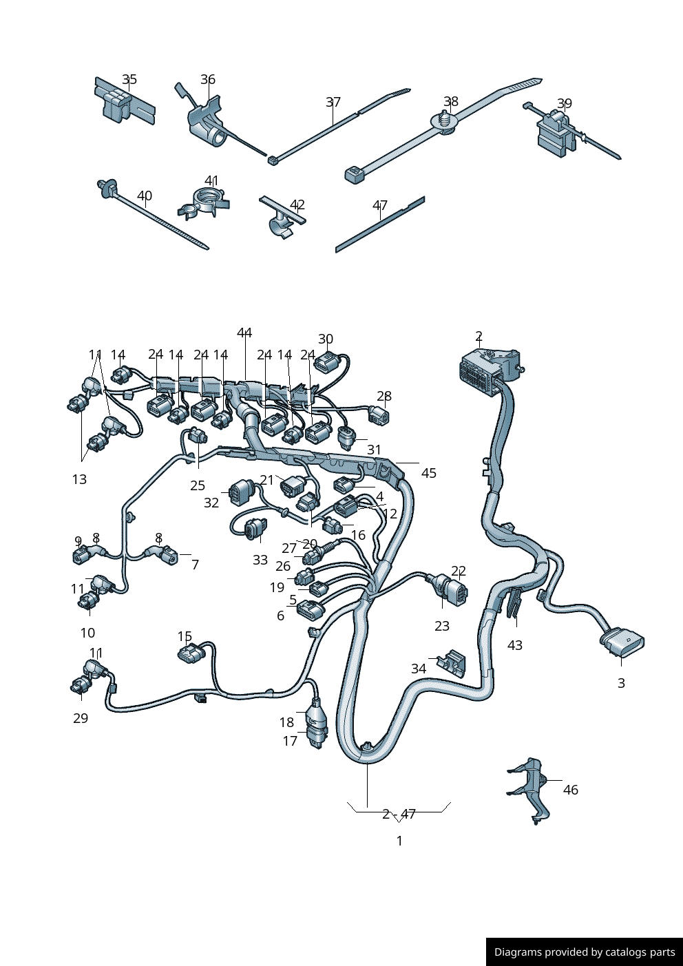 Car part diagram