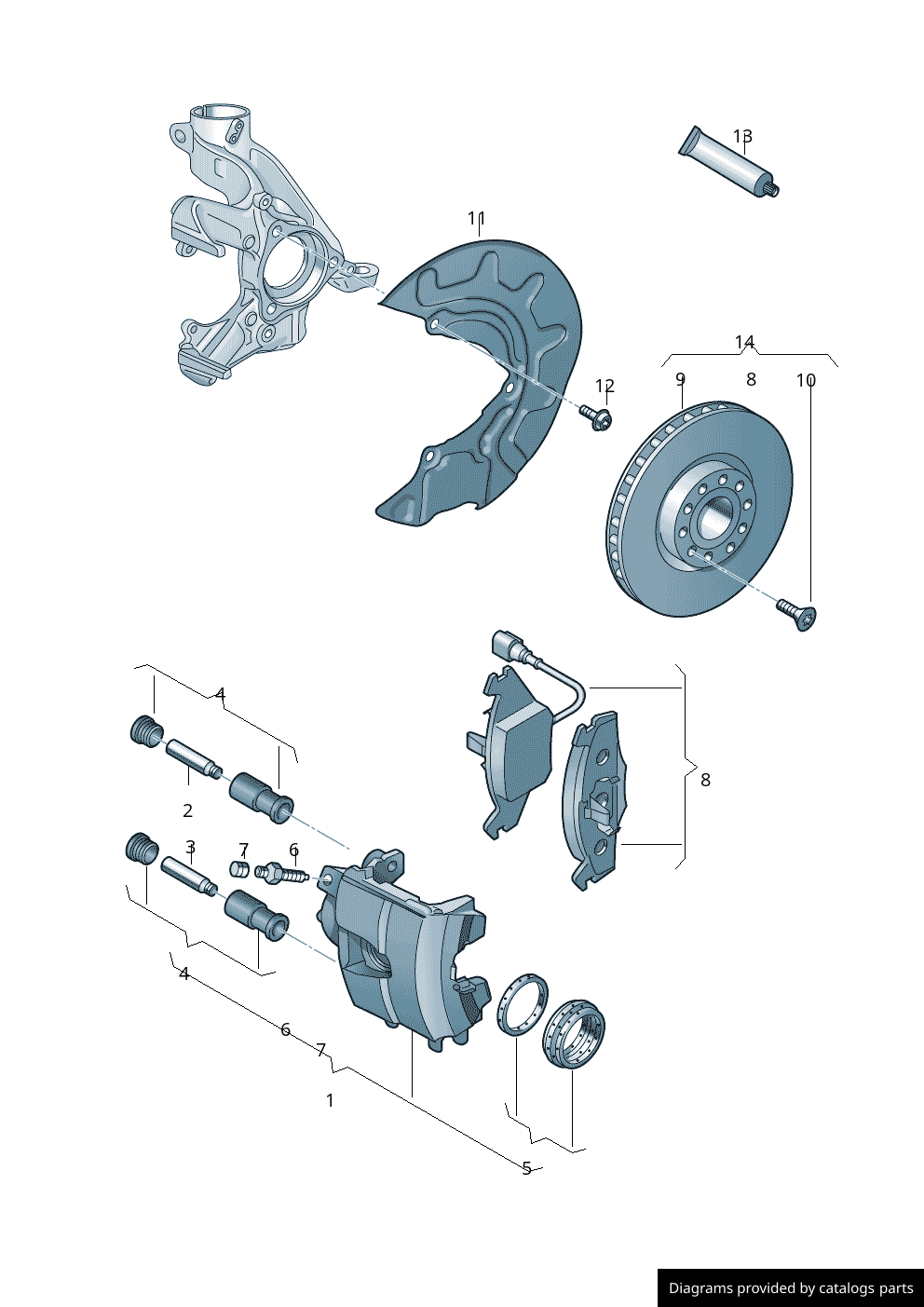 Car part diagram
