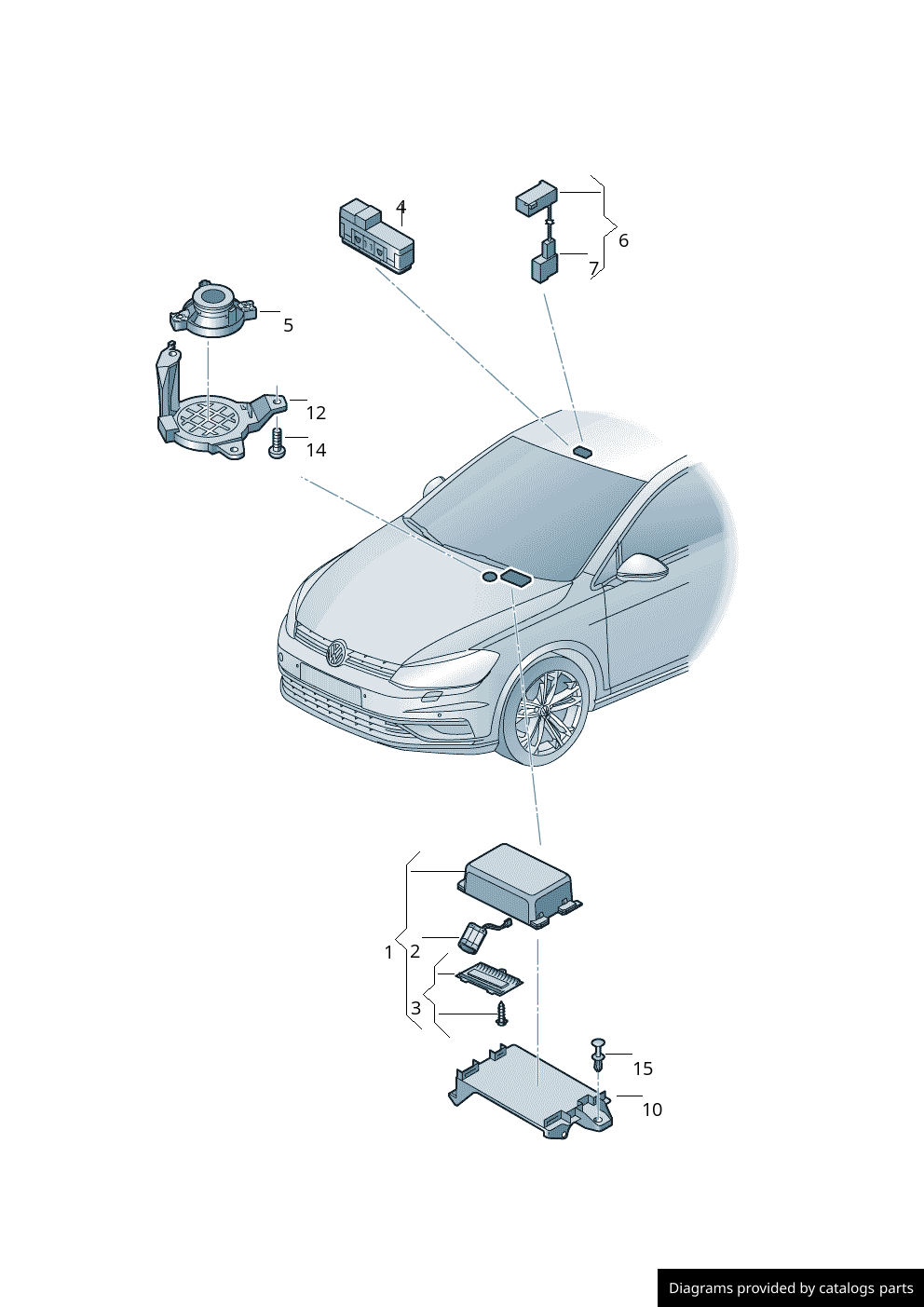 Car part diagram