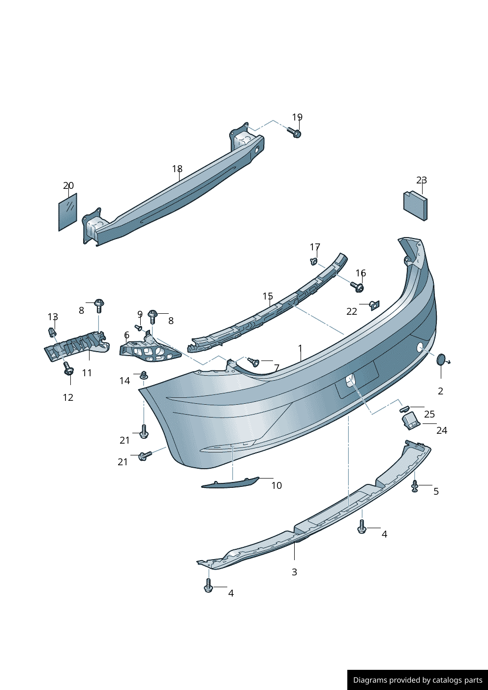 Car part diagram