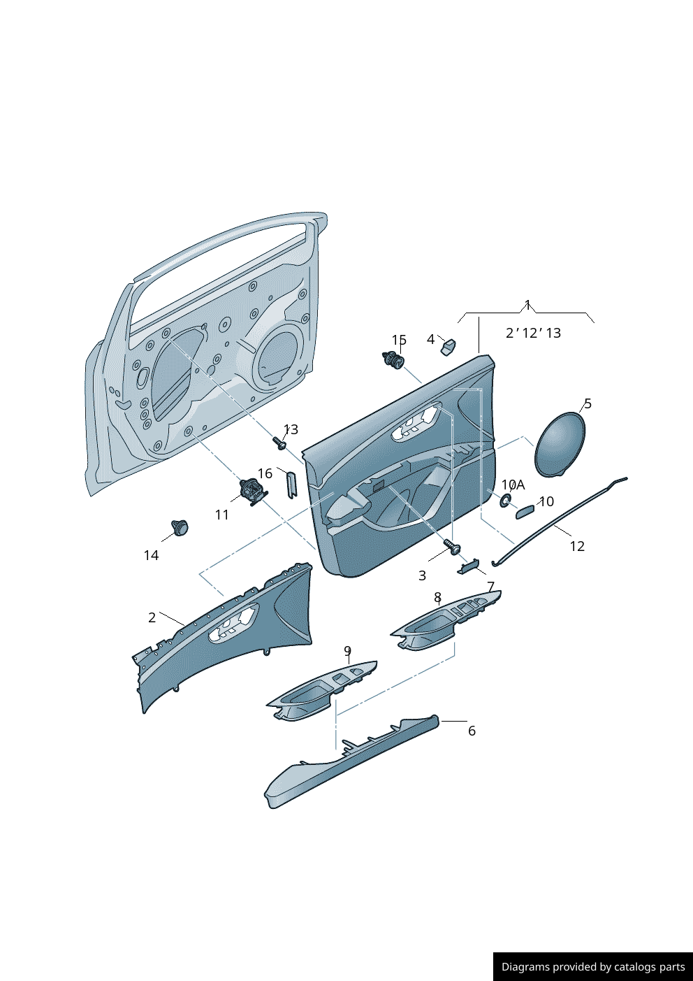 Car part diagram