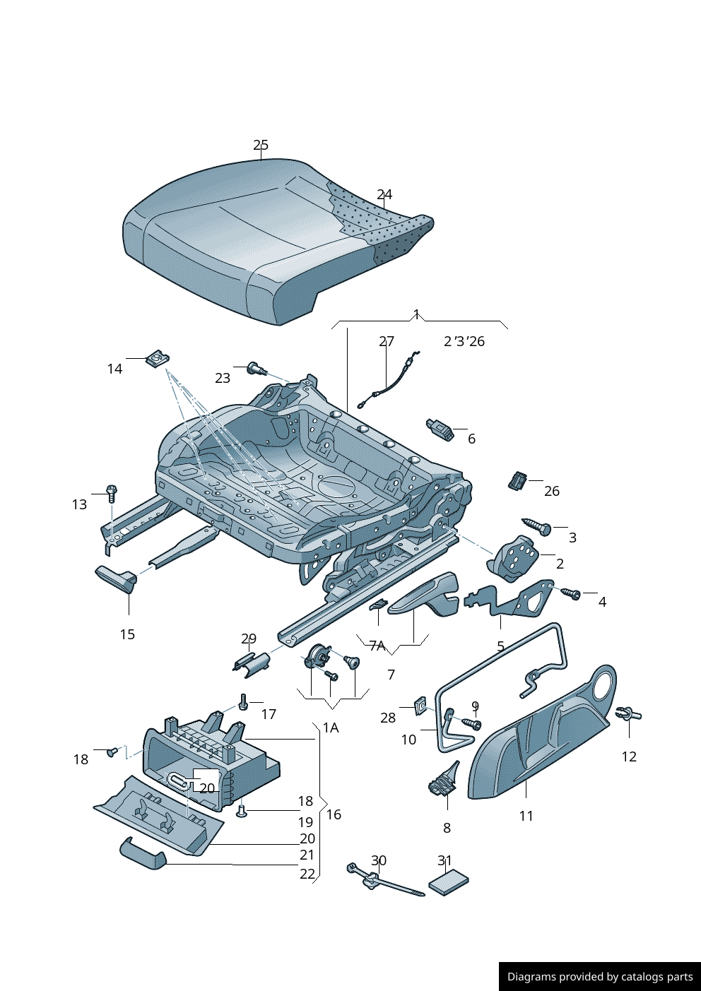 Car part diagram