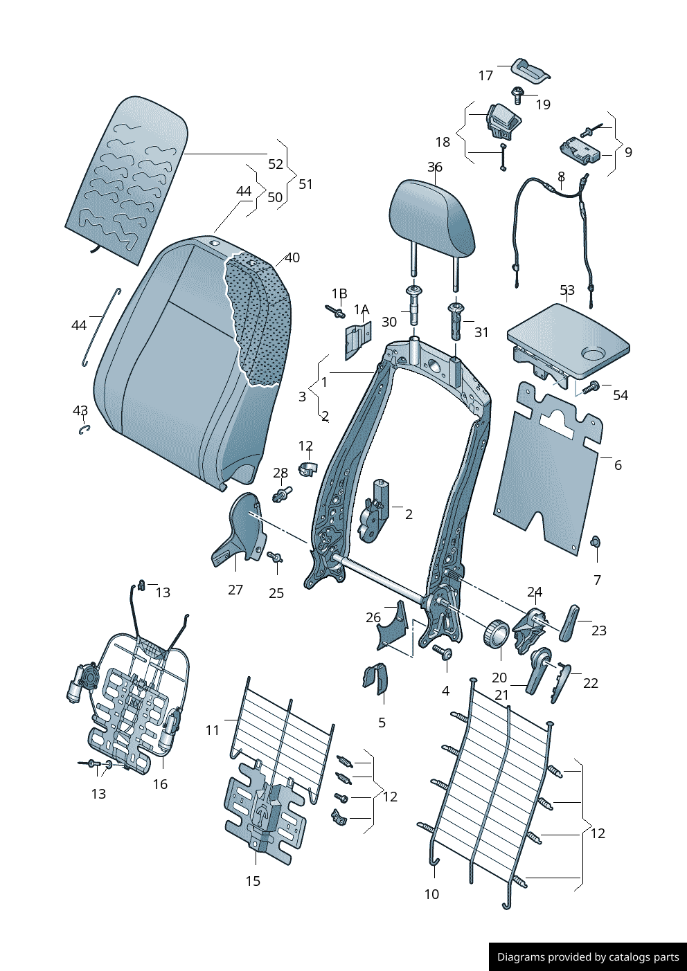 Car part diagram