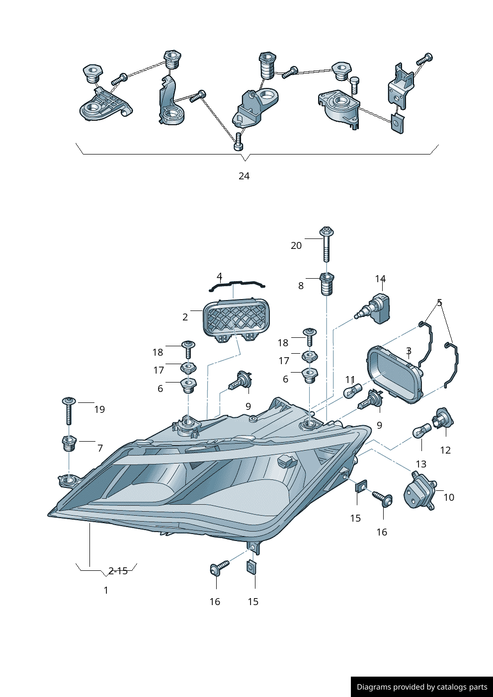 Car part diagram