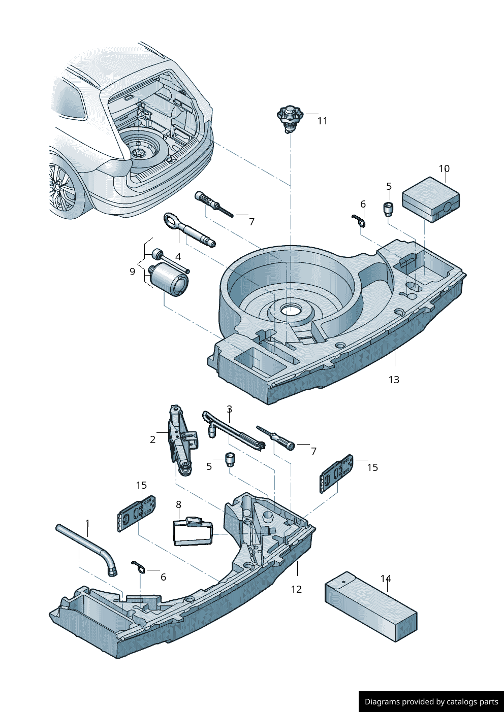 Car part diagram