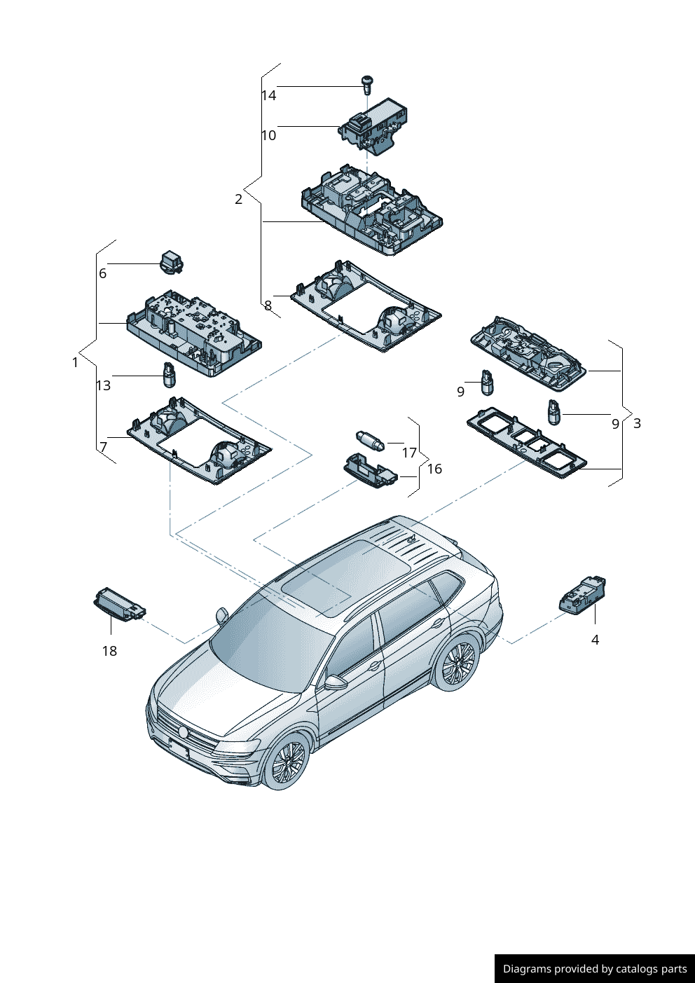 Car part diagram