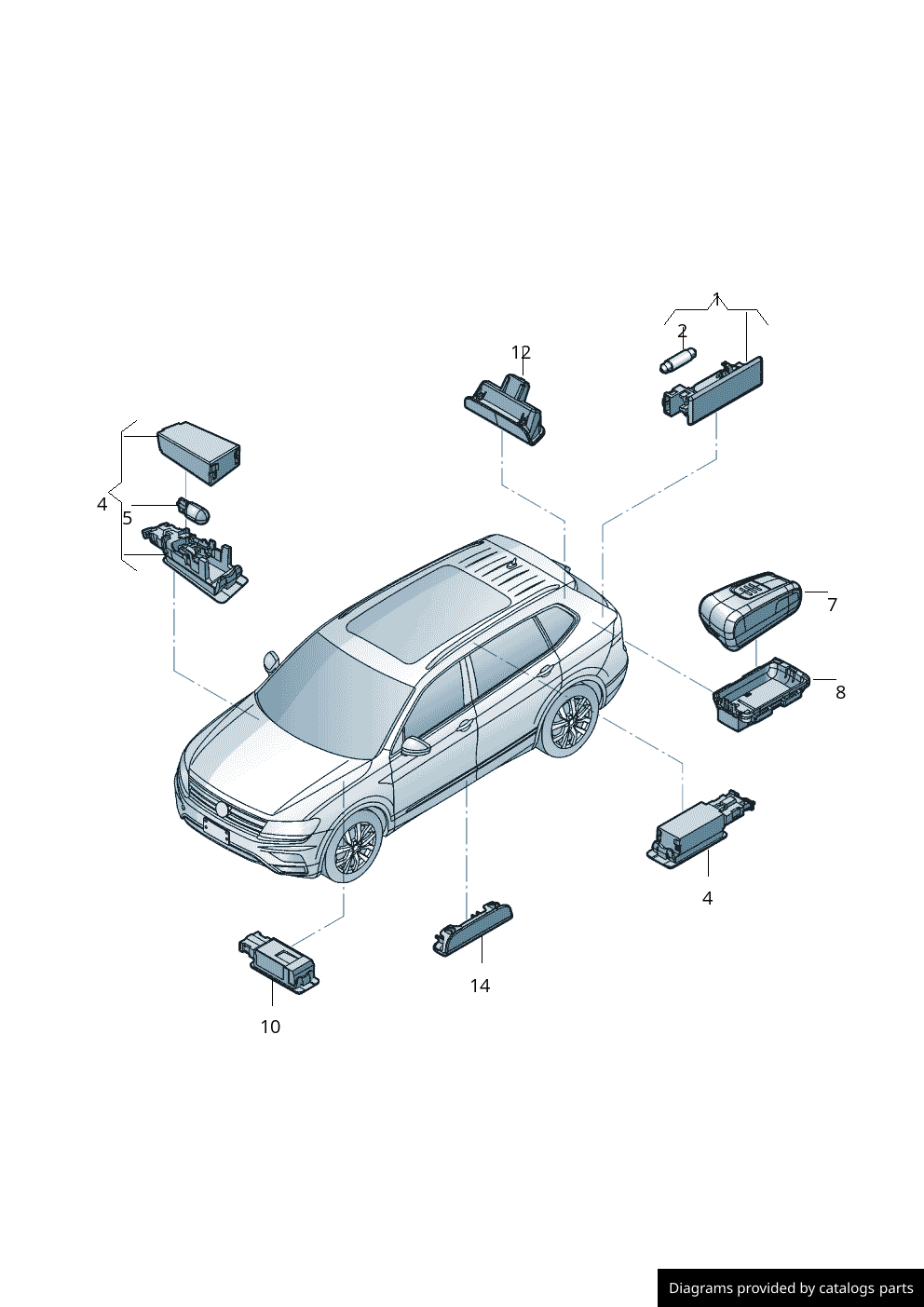 Car part diagram