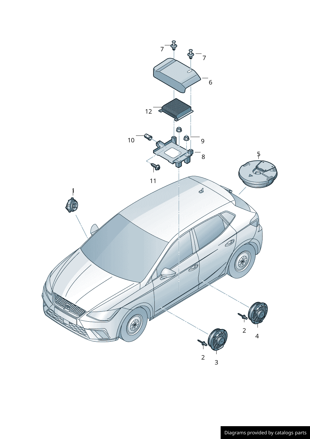 Car part diagram