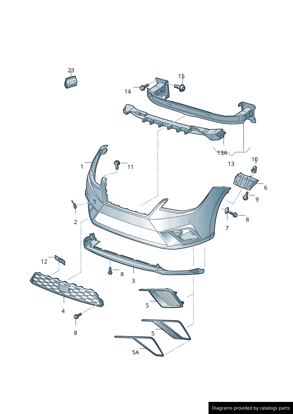 Car part diagram