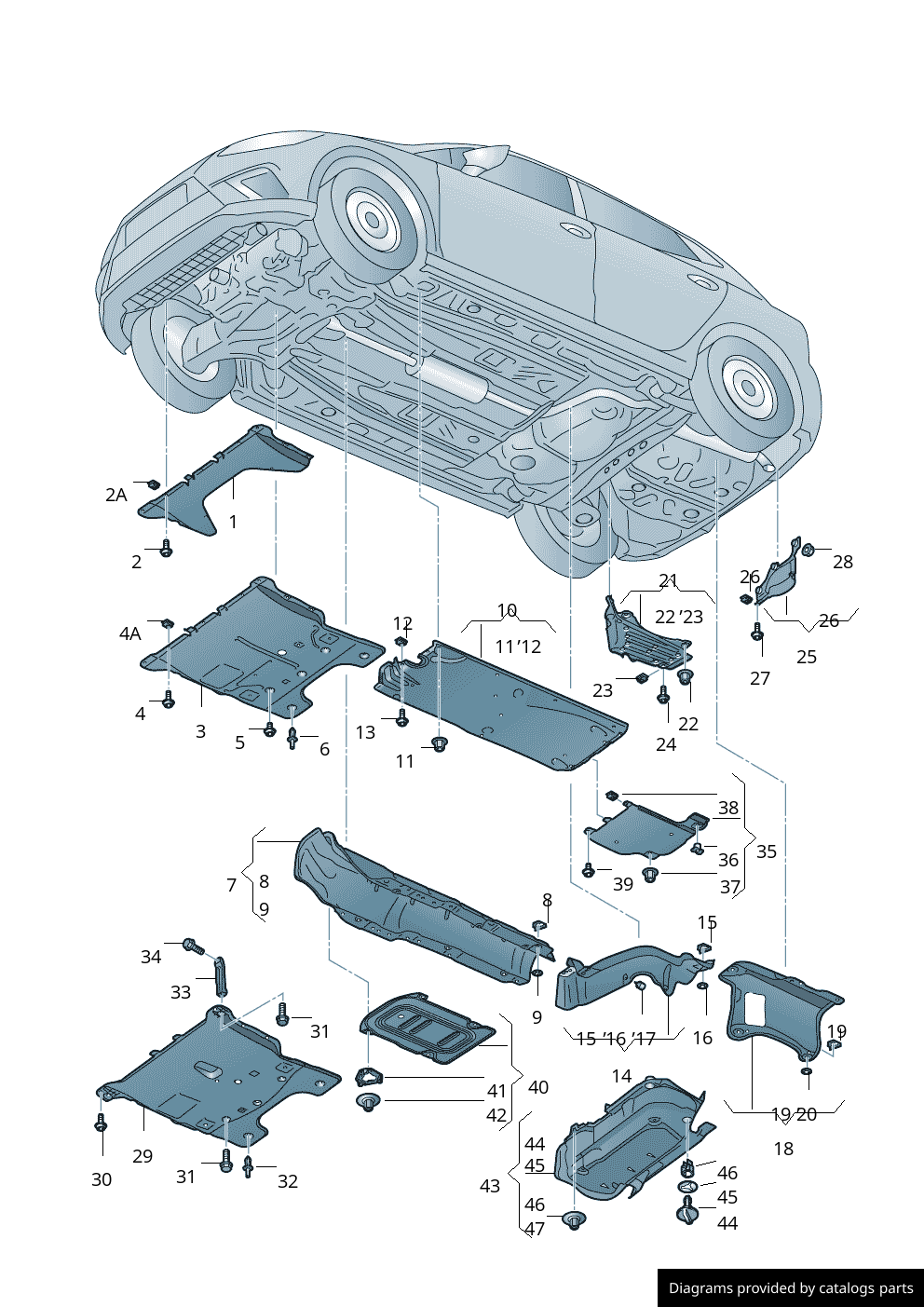 Car part diagram