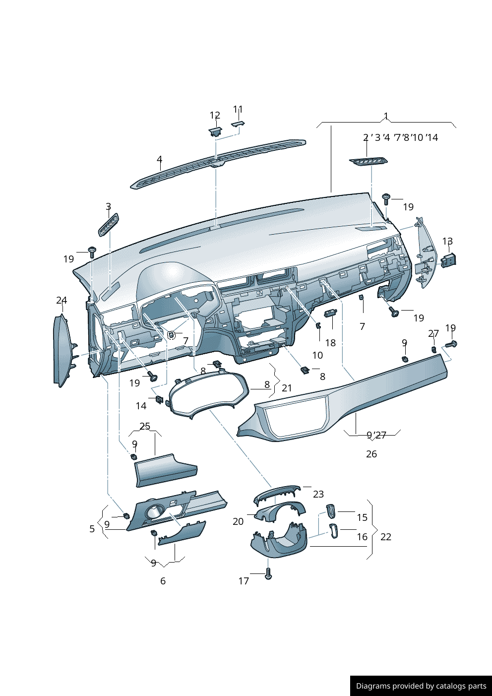 Car part diagram