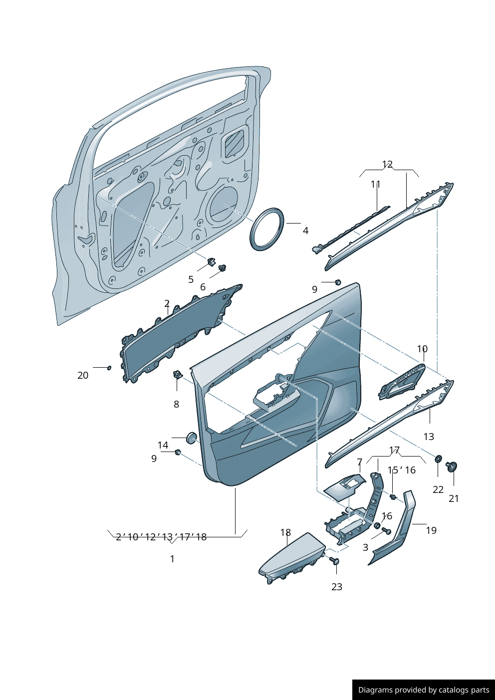 Car part diagram