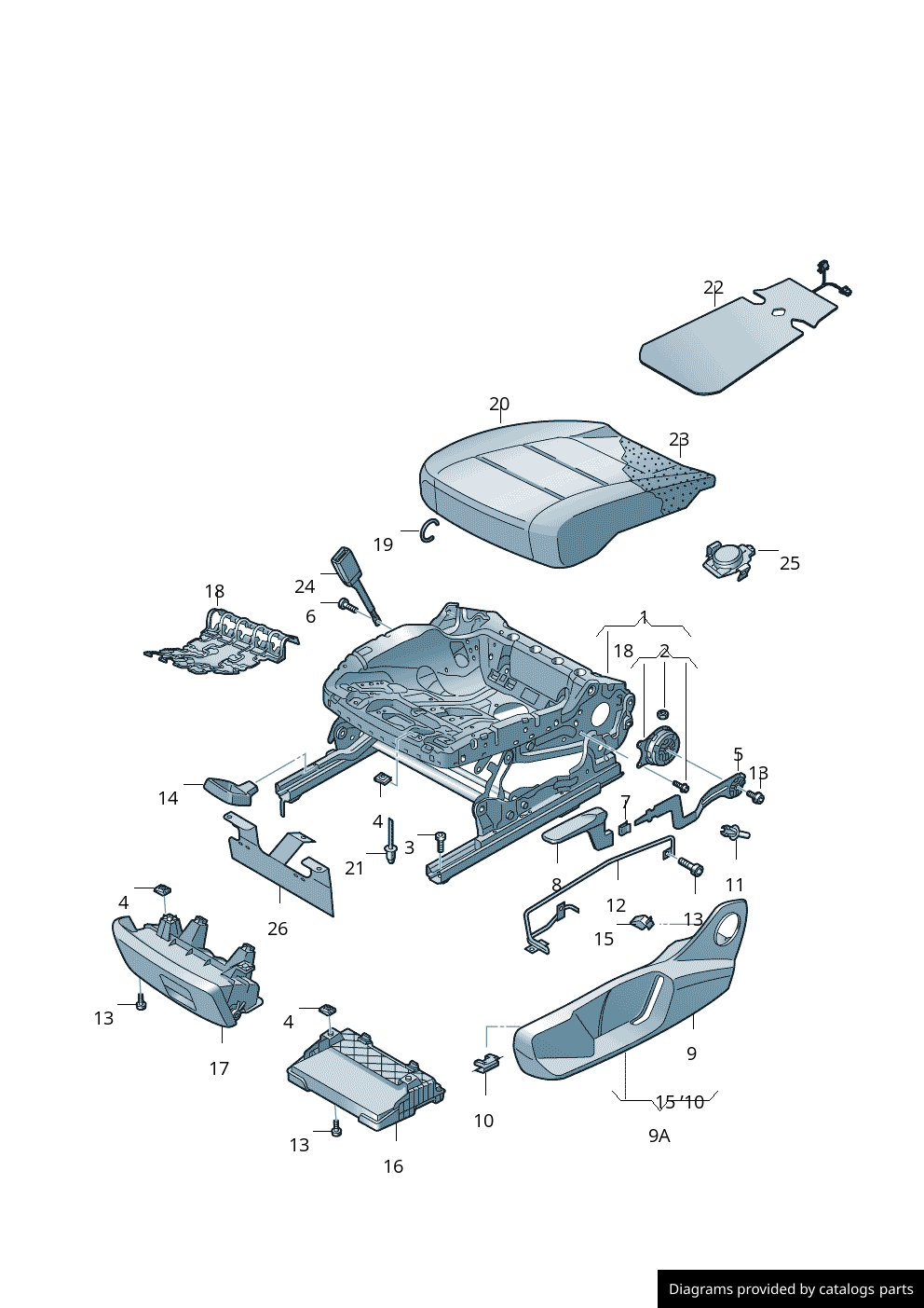 Car part diagram